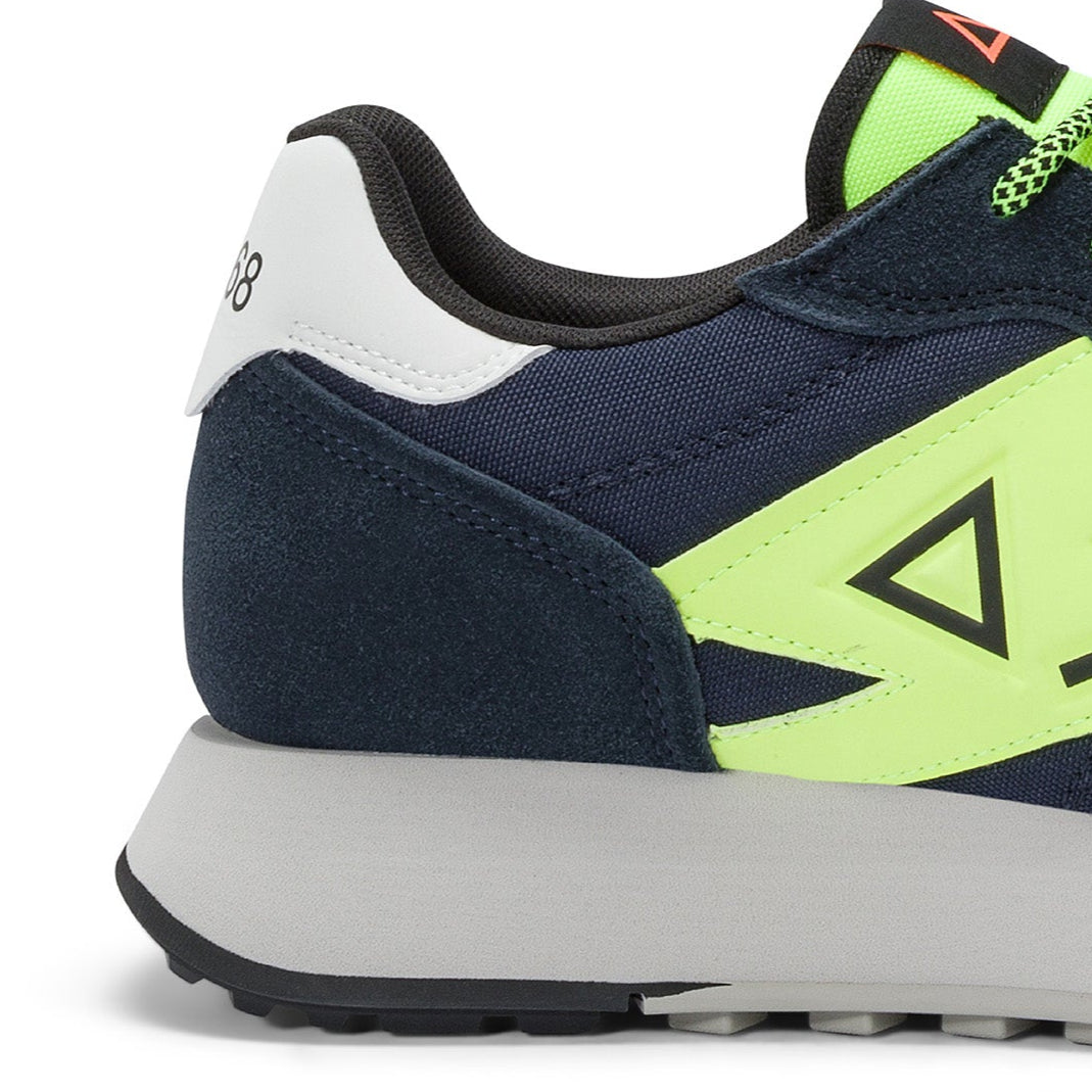 SCARPE SUN68 JAKI FLUO BLU NAVY