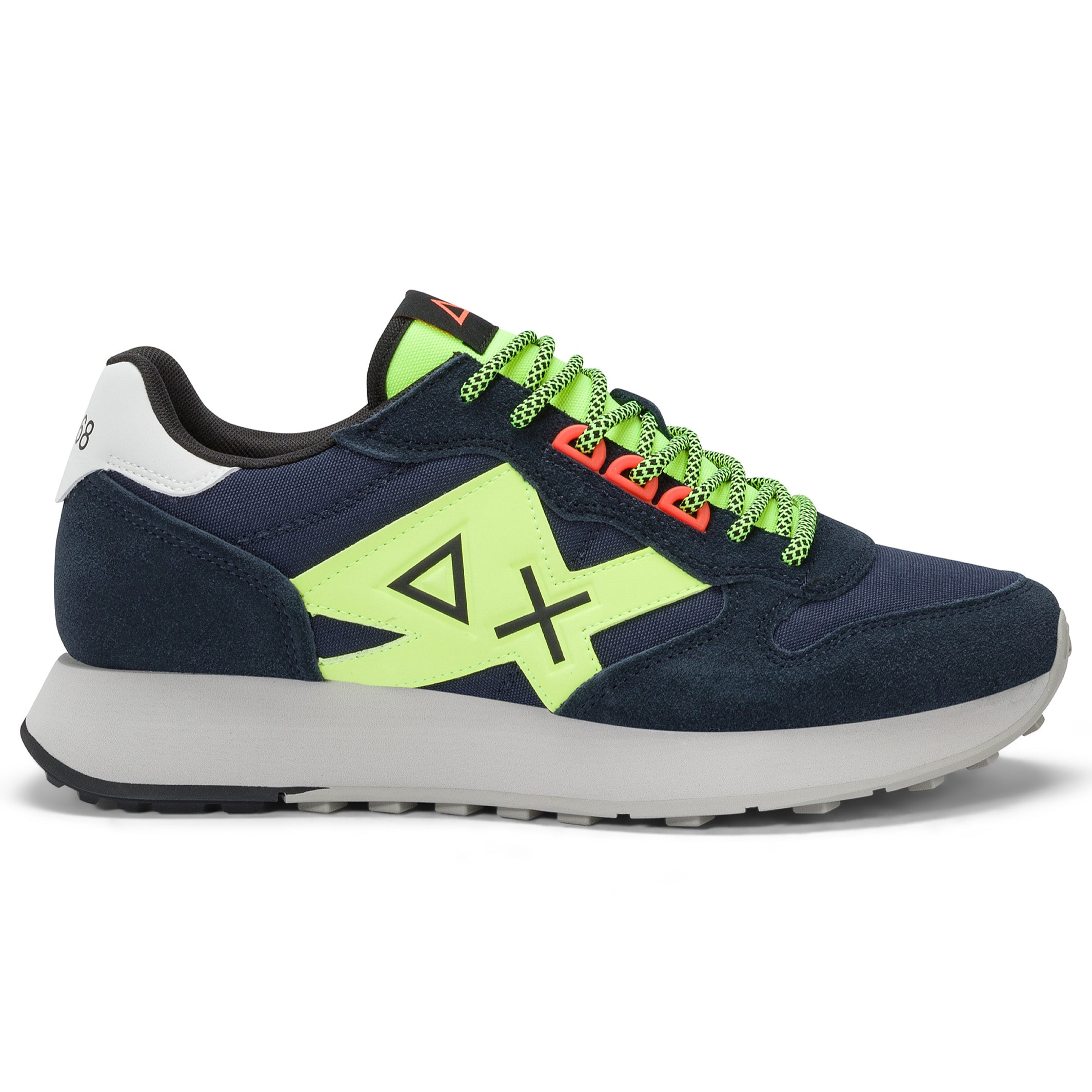 SCARPE SUN68 JAKI FLUO BLU NAVY