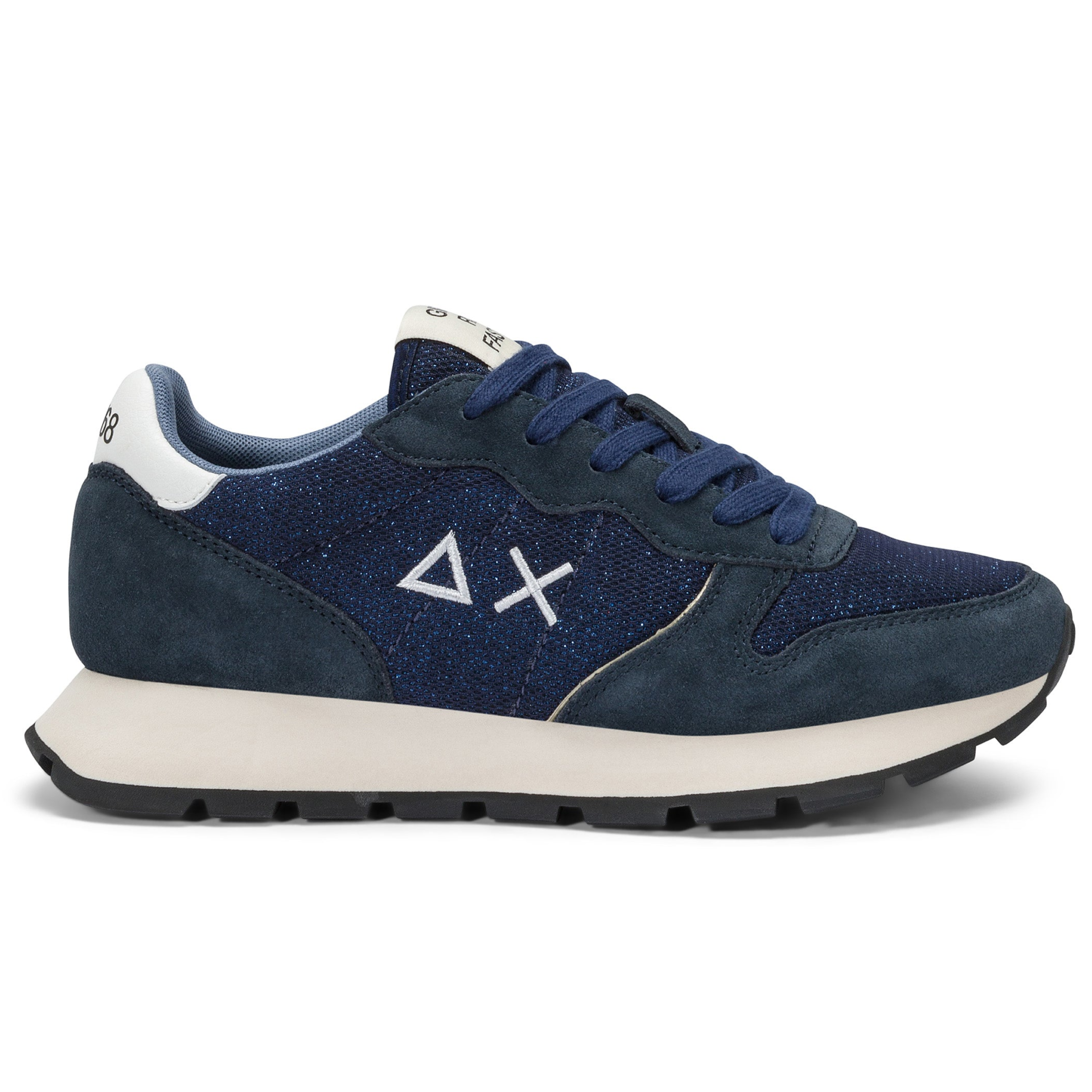 SCARPE SUN68 ALLY GLITTER BLU NAVY