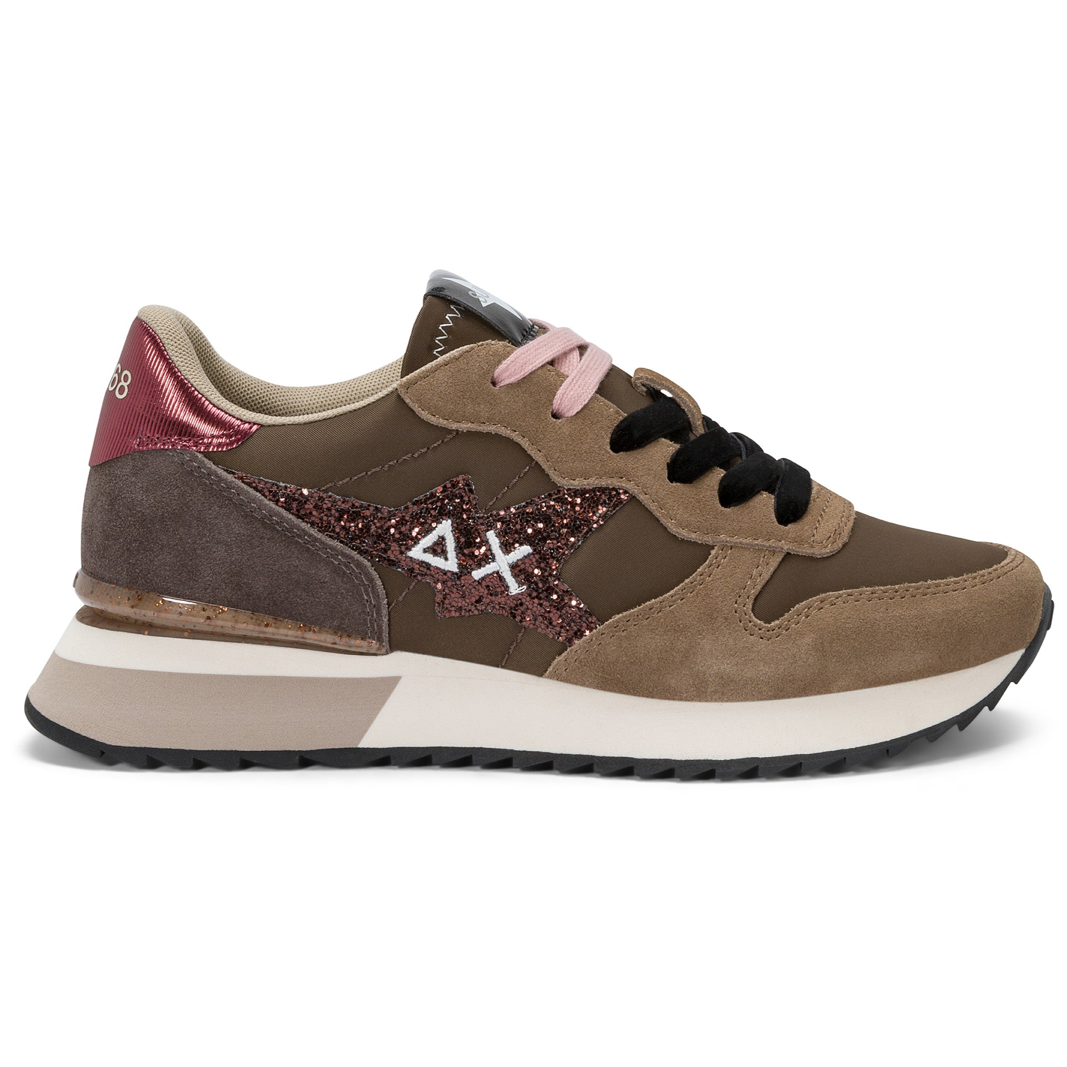 SCARPE SUN68 STARGLITTER MARRONE