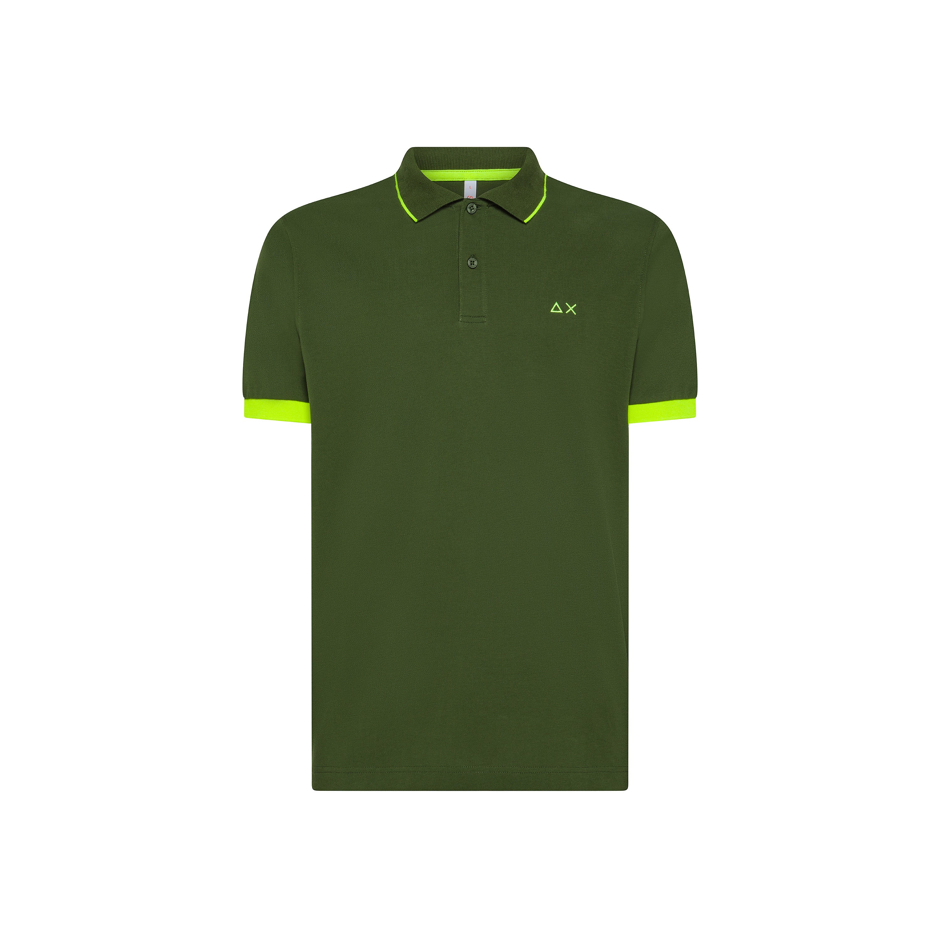 POLO SUN68 SMALL LOGO FLUO