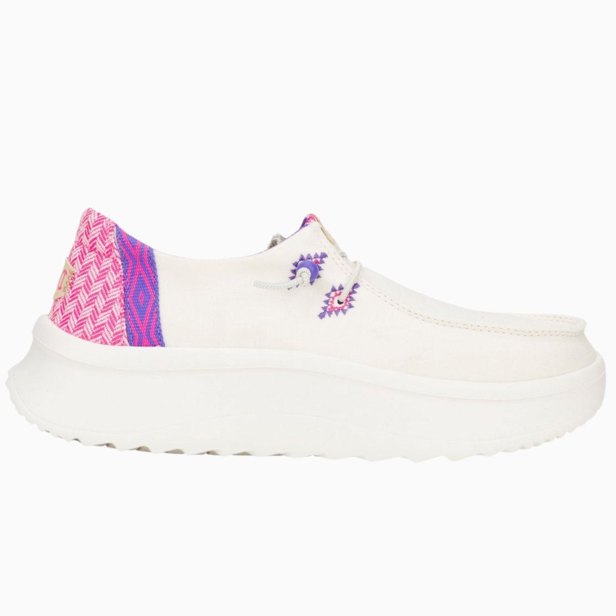 WENDY PEAK CHAMBRAY WOVEN W PLATFORM ROSA