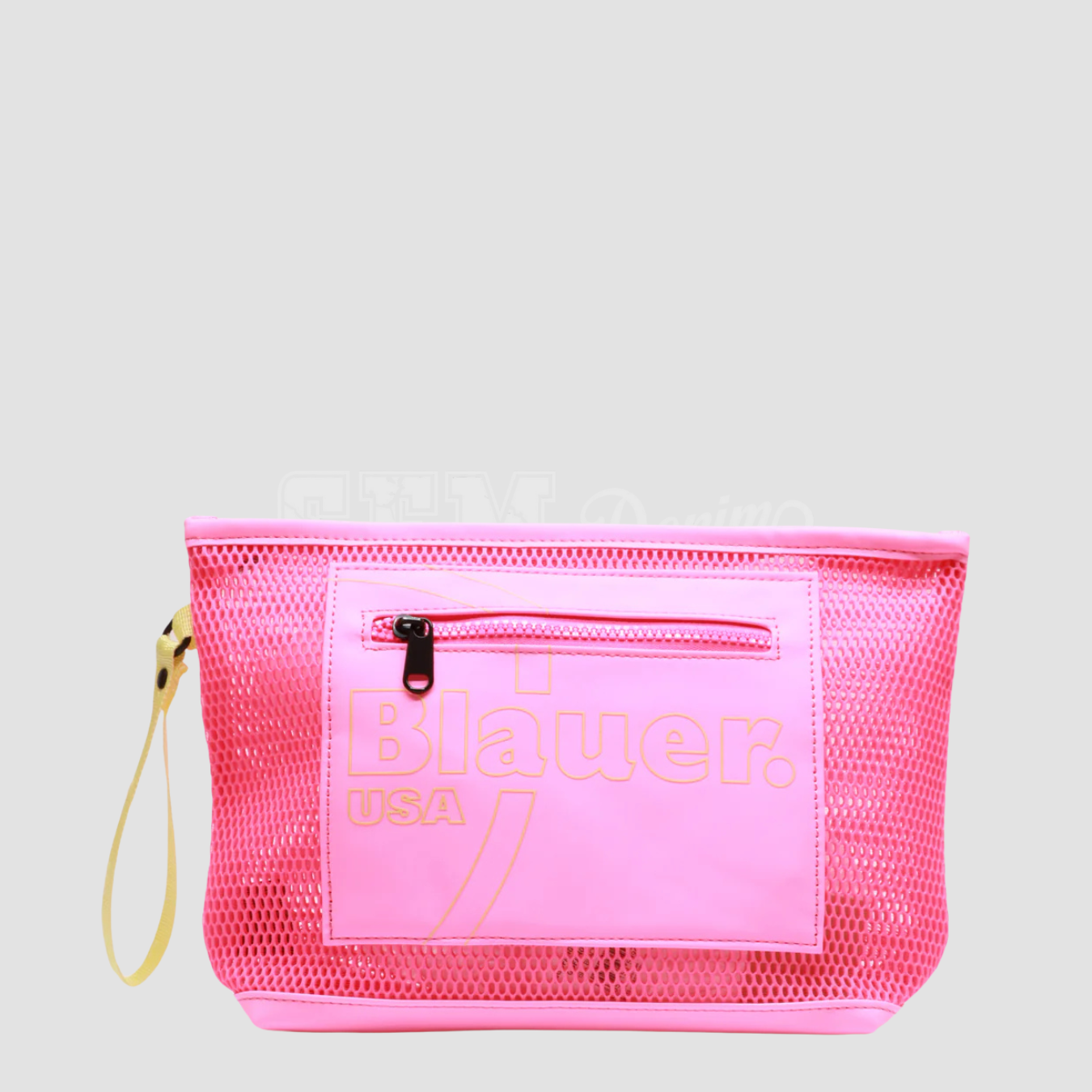 BEAUTY CASE BLAUER CLUTCH BOAT A MANO