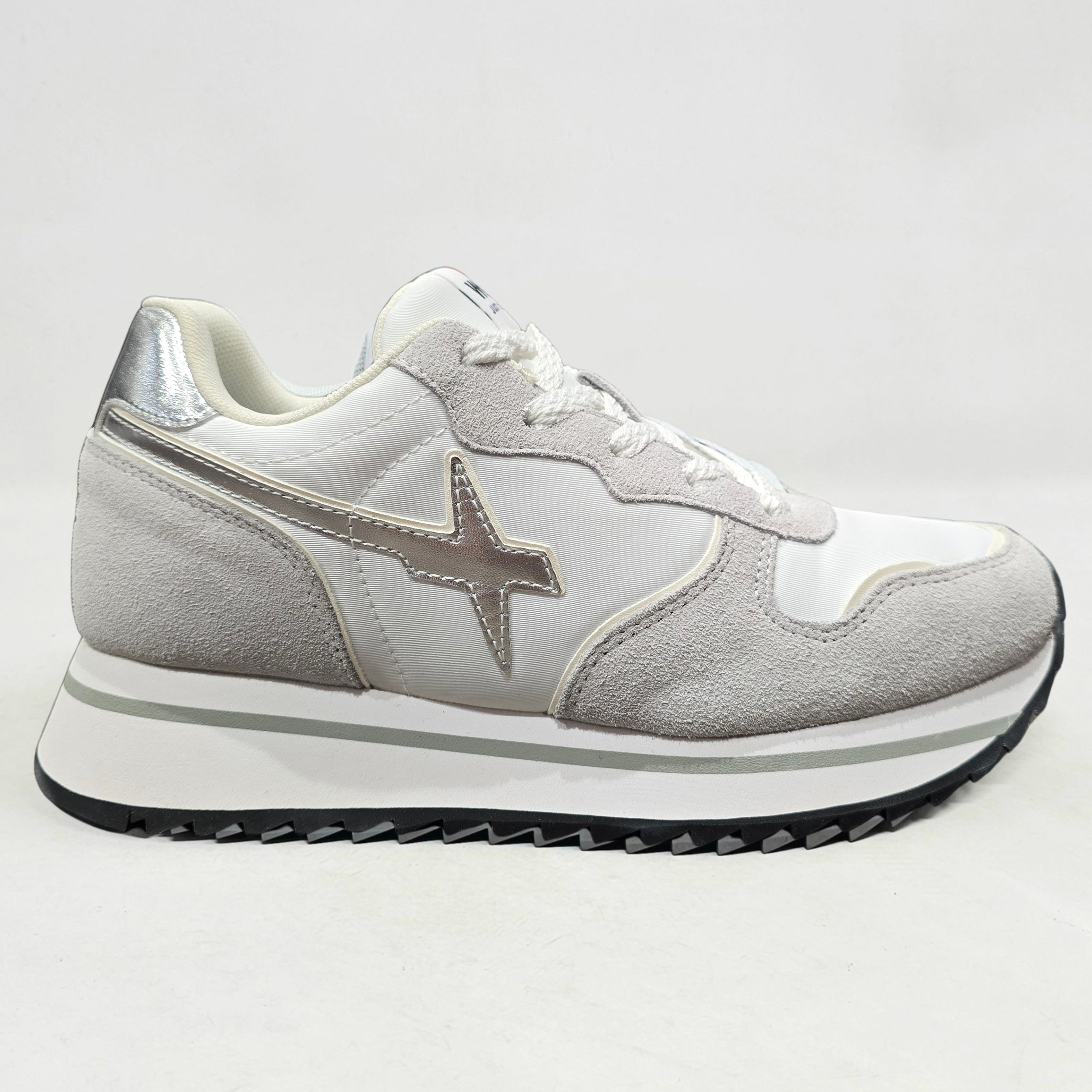 SCARPE WIZZ JUST SAY WIZZ  JET-W. WHITE-SILVER-WHITE