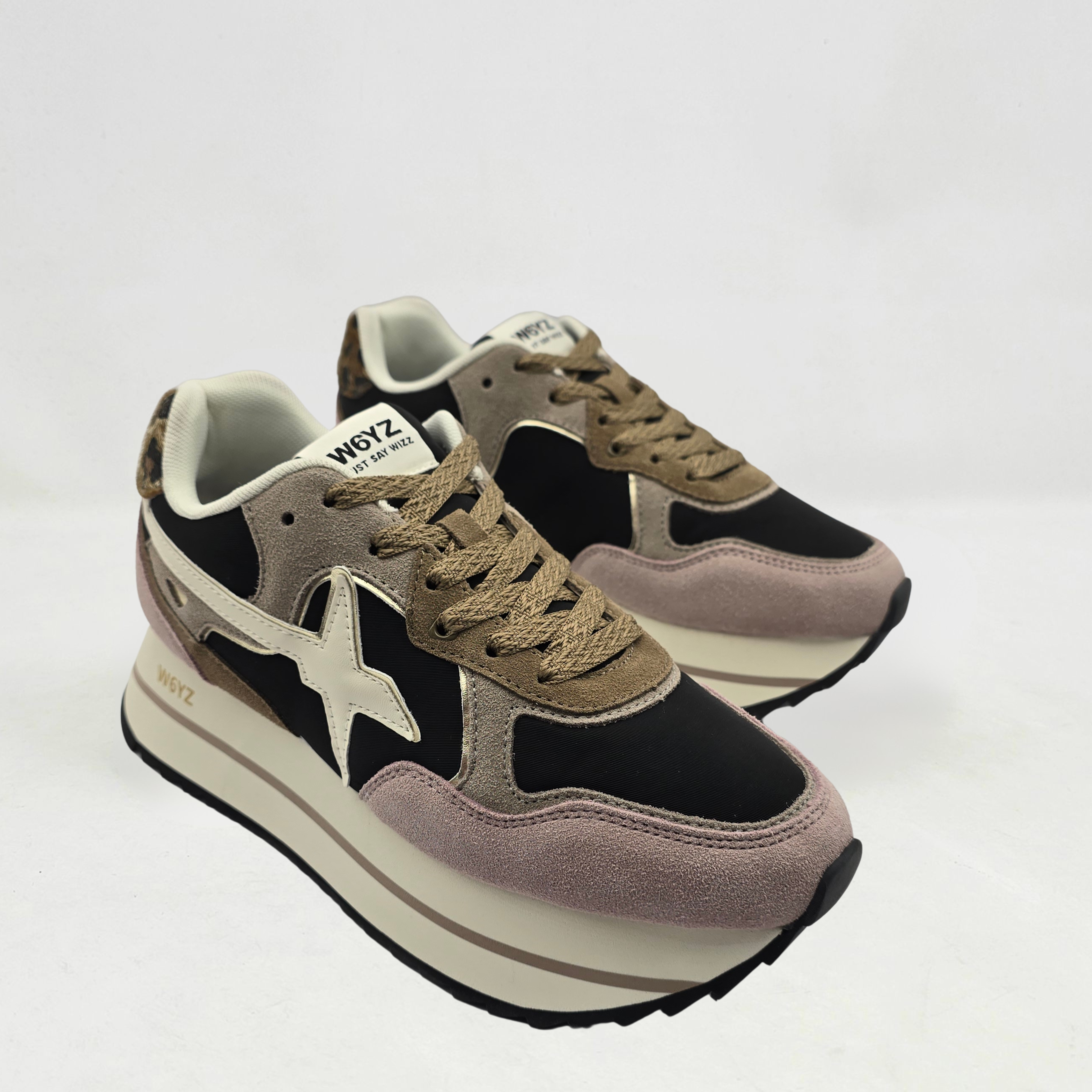 SCARPE WIZZ JUST SAY WIZZ  DEVA W. SHADOW GREY-BLACK-TAUPE