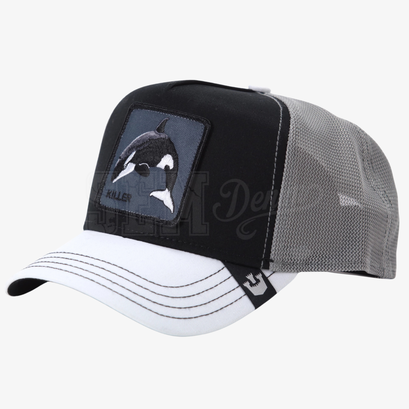 CAPPELLO GOORIN BROS FARM TRUCKER BICOLOR KILLER BIANCO