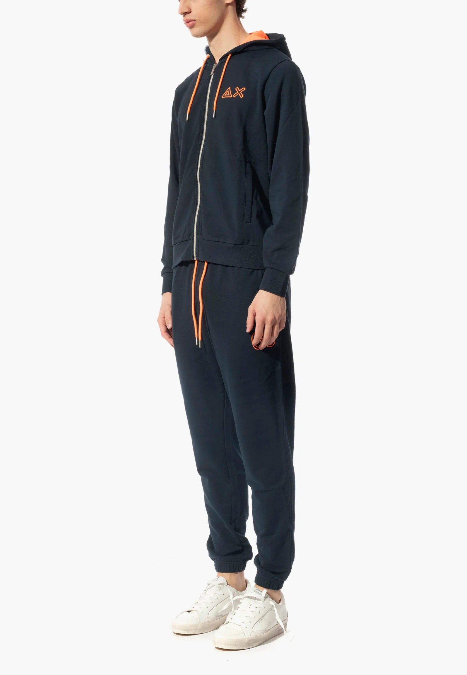 FELPA SUN68 FLUO ZIP FLEECE