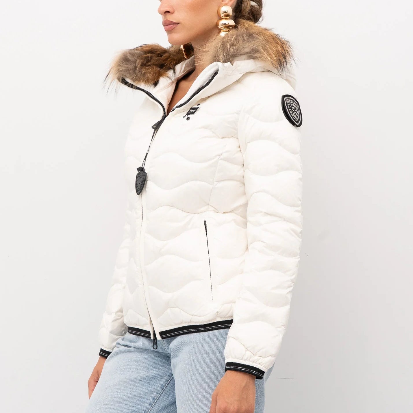 PIUMINO BLAUER ALDIE ONDINA INT. PIUMA CON PELO