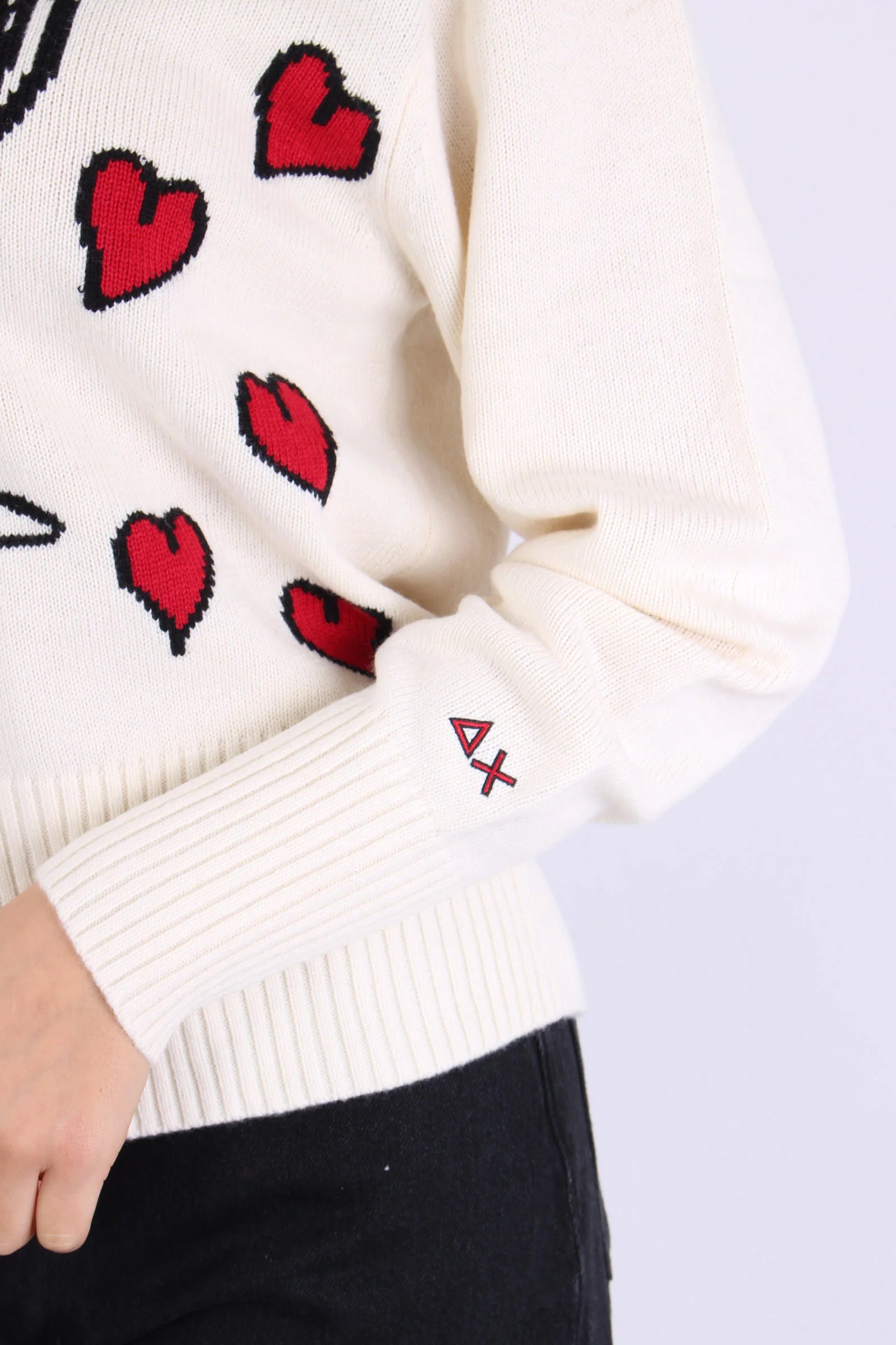 MAGLIONE SUN68 X PEANUTS W SNOOPY OVER SWEATER