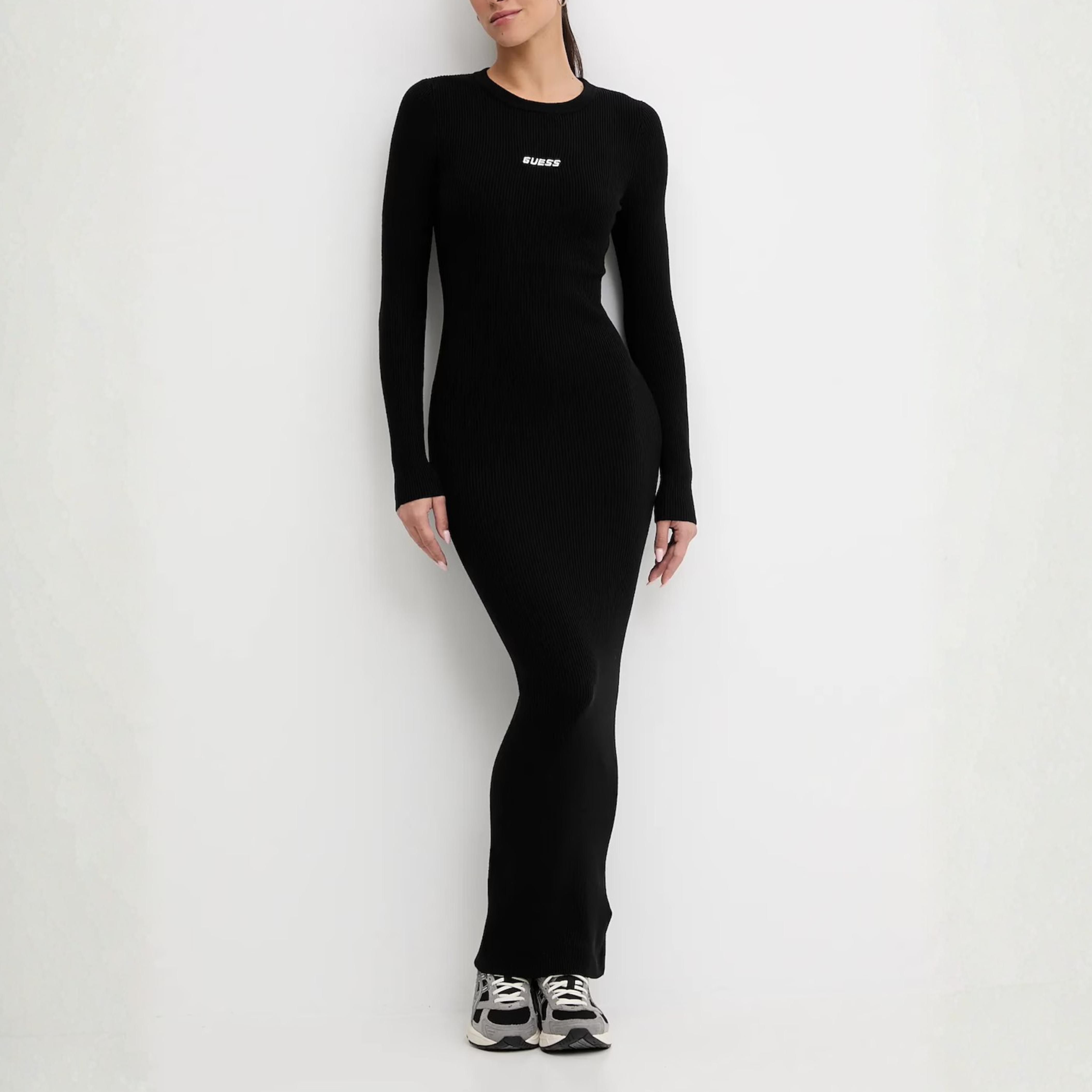 ABITO GUESS VESTITO LUNGO FLAMINIA ML RIBBED