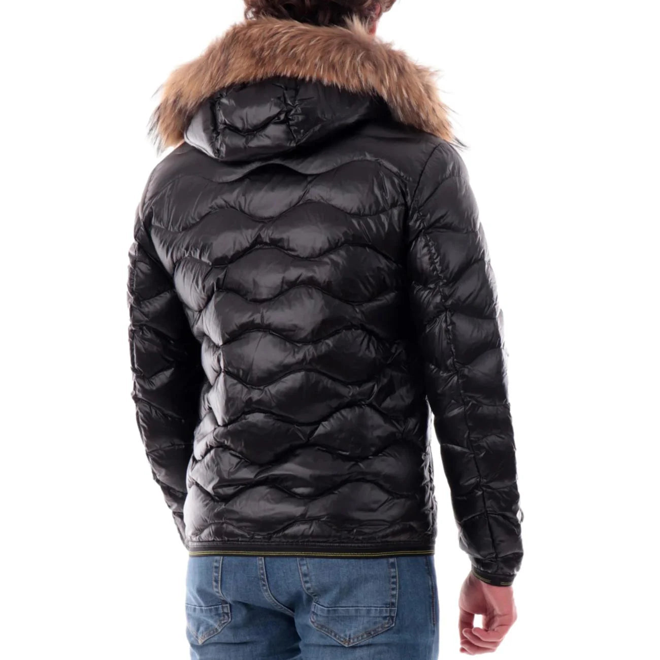 PIUMINO BLAUER WAVEFUR ONDINA INT PIUMA CON PELO UOMO