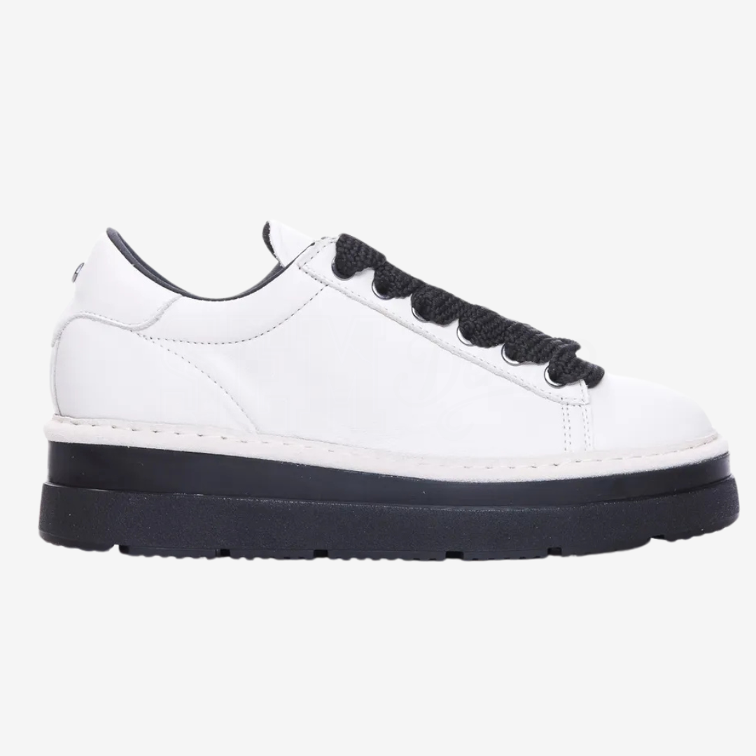 SNEAKER PANCHIC LOW PELLE LACEUP ICE