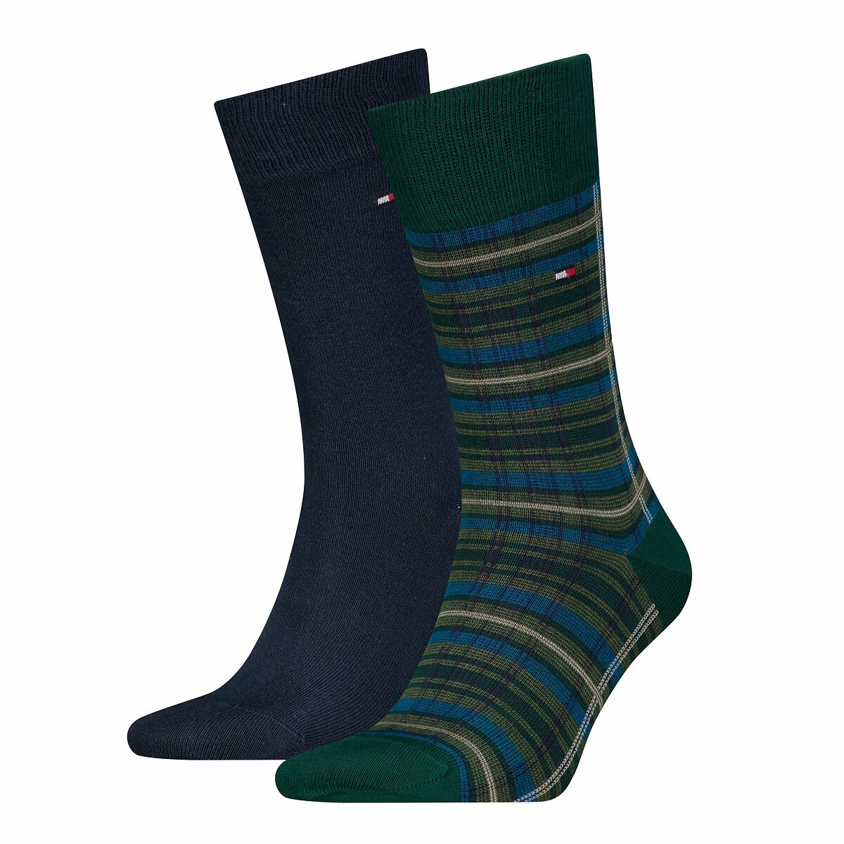 CALZE TOMMY HILFIGER 2 PAIA TARTAN