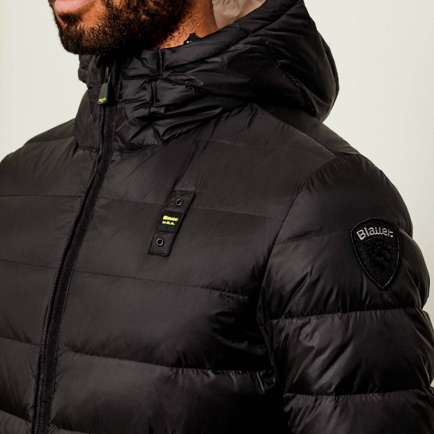 PIUMINO BLAUER ACTON TRAMA DRITTO IMB. PIUMA