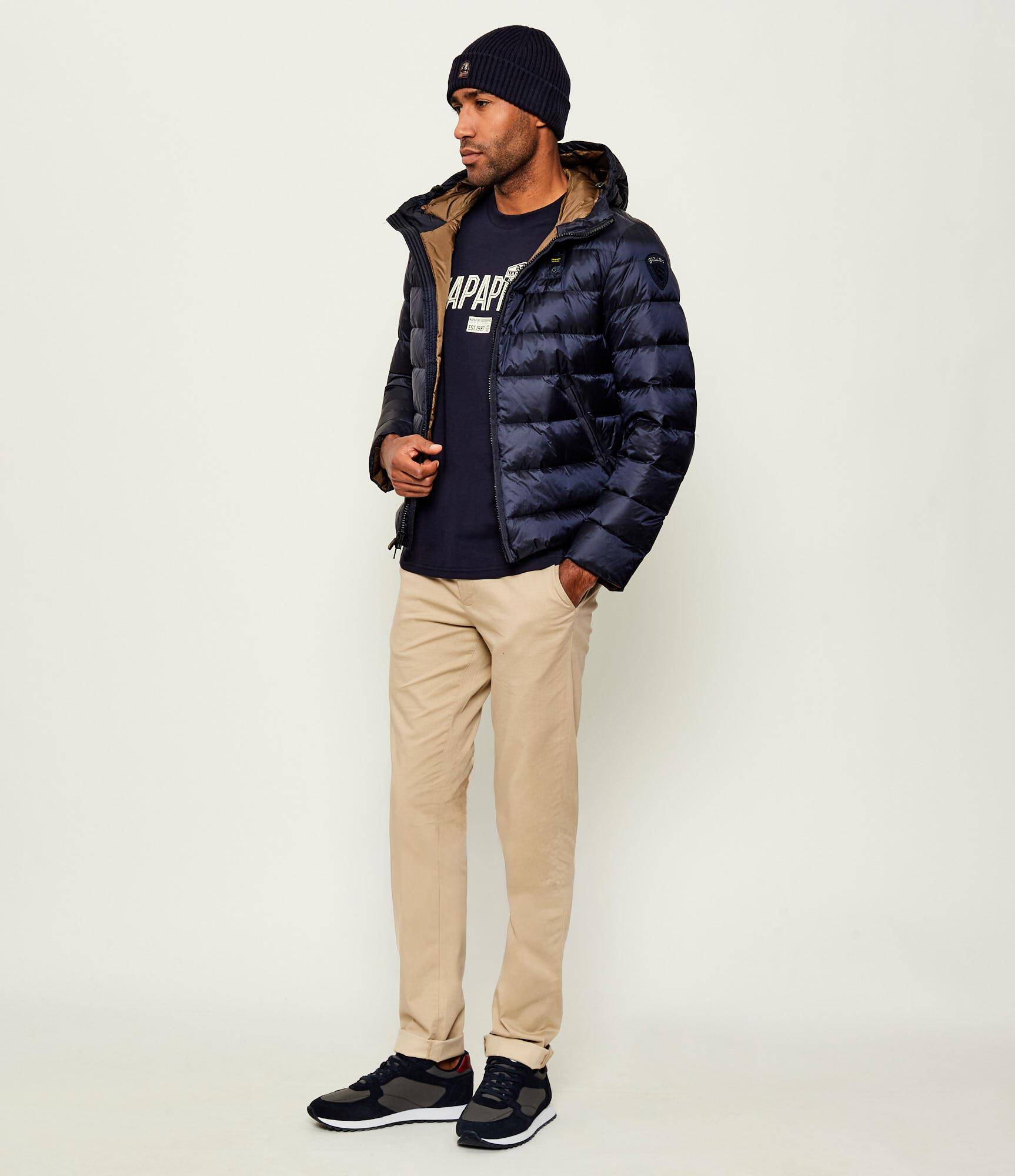 PIUMINO BLAUER ACTON TRAMA DRITTO IMB. PIUMA