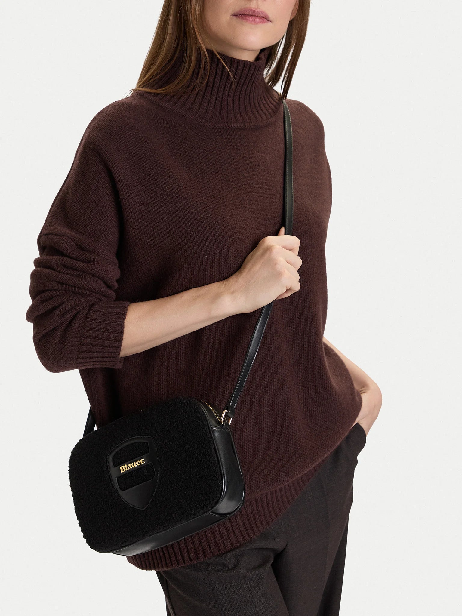 BORSA BLAUER FUR SHEEP HIPS 15.5X21X5