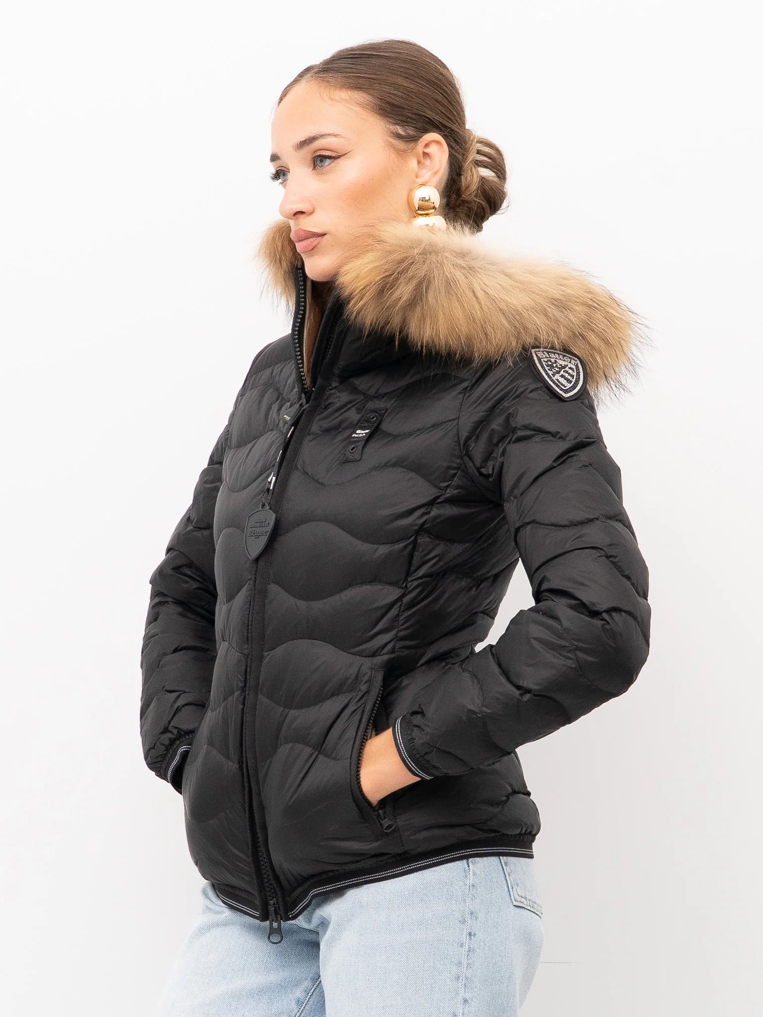 PIUMINO BLAUER ALDIE ONDINA INT. PIUMA CON PELO