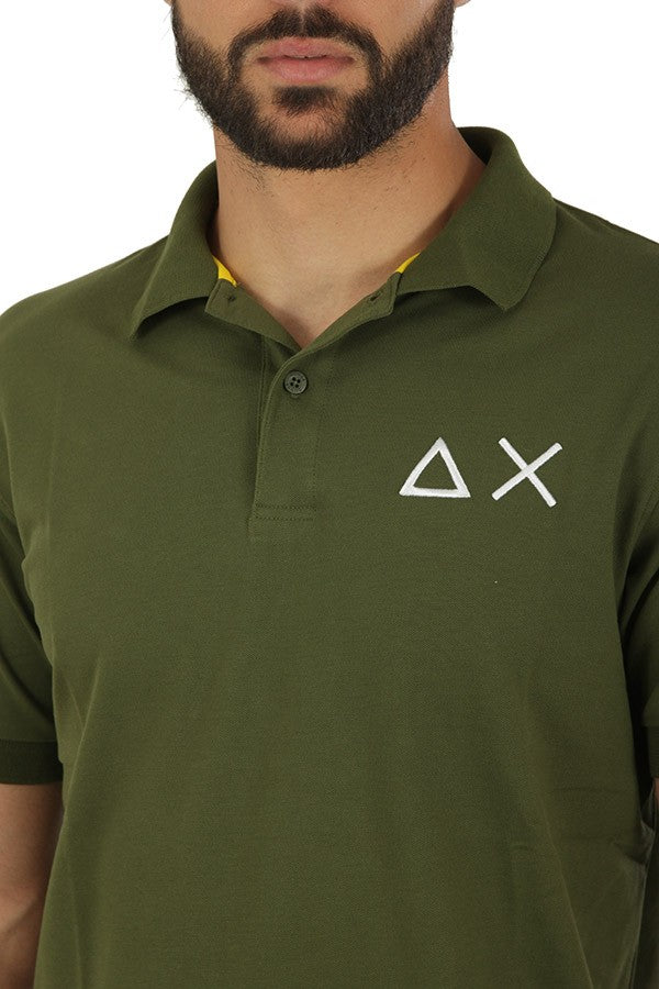 POLO SUN68 BIG LOGO MANICA CORTA