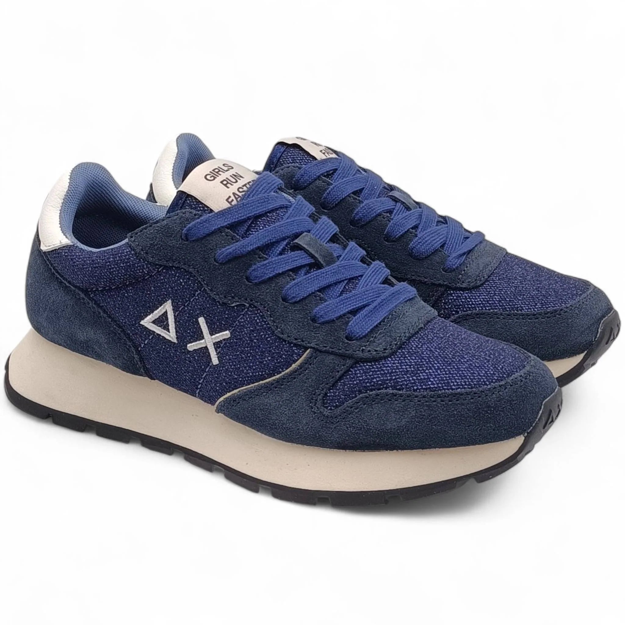 SCARPE SUN68 ALLY GLITTER BLU NAVY