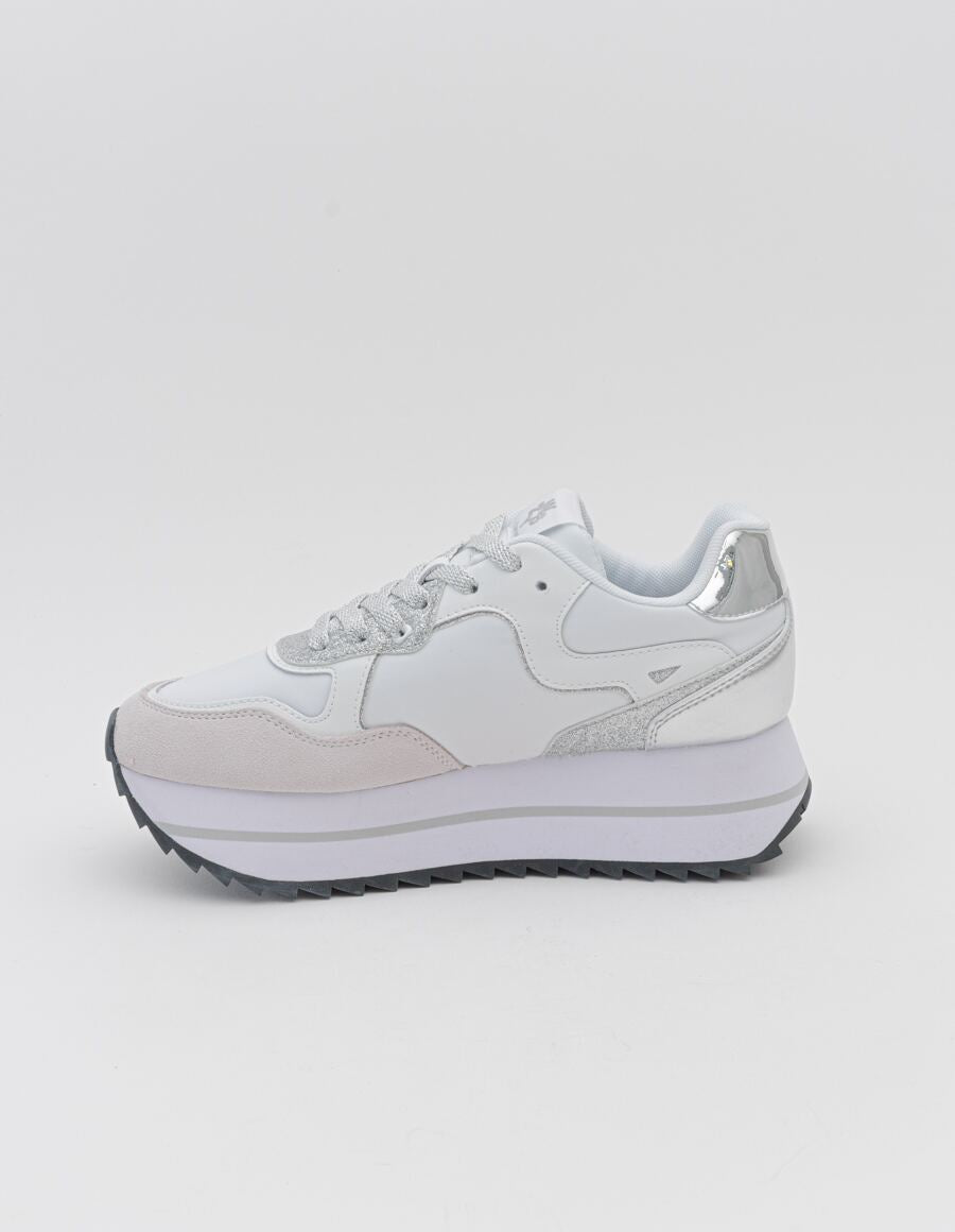 SCARPE WIZZ W6YZ DEVA W GLITTER BIANCO ARGENTO
