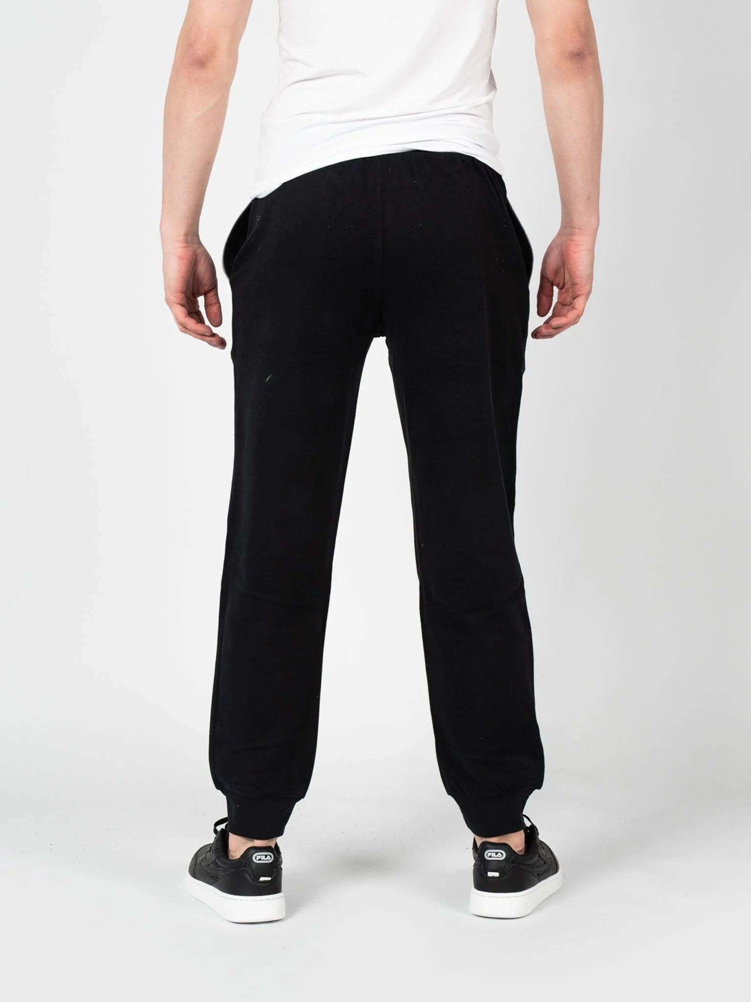 PANTALONE ARMANI IN FELPA LOGO LATO