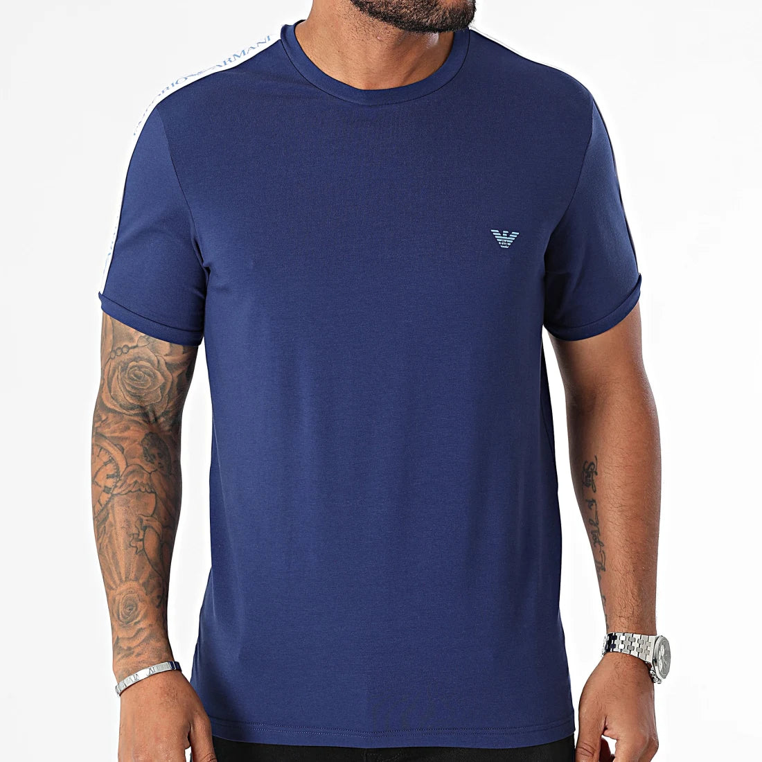 TSHIRT ARMANI CORE LOGO BAND SPALLA