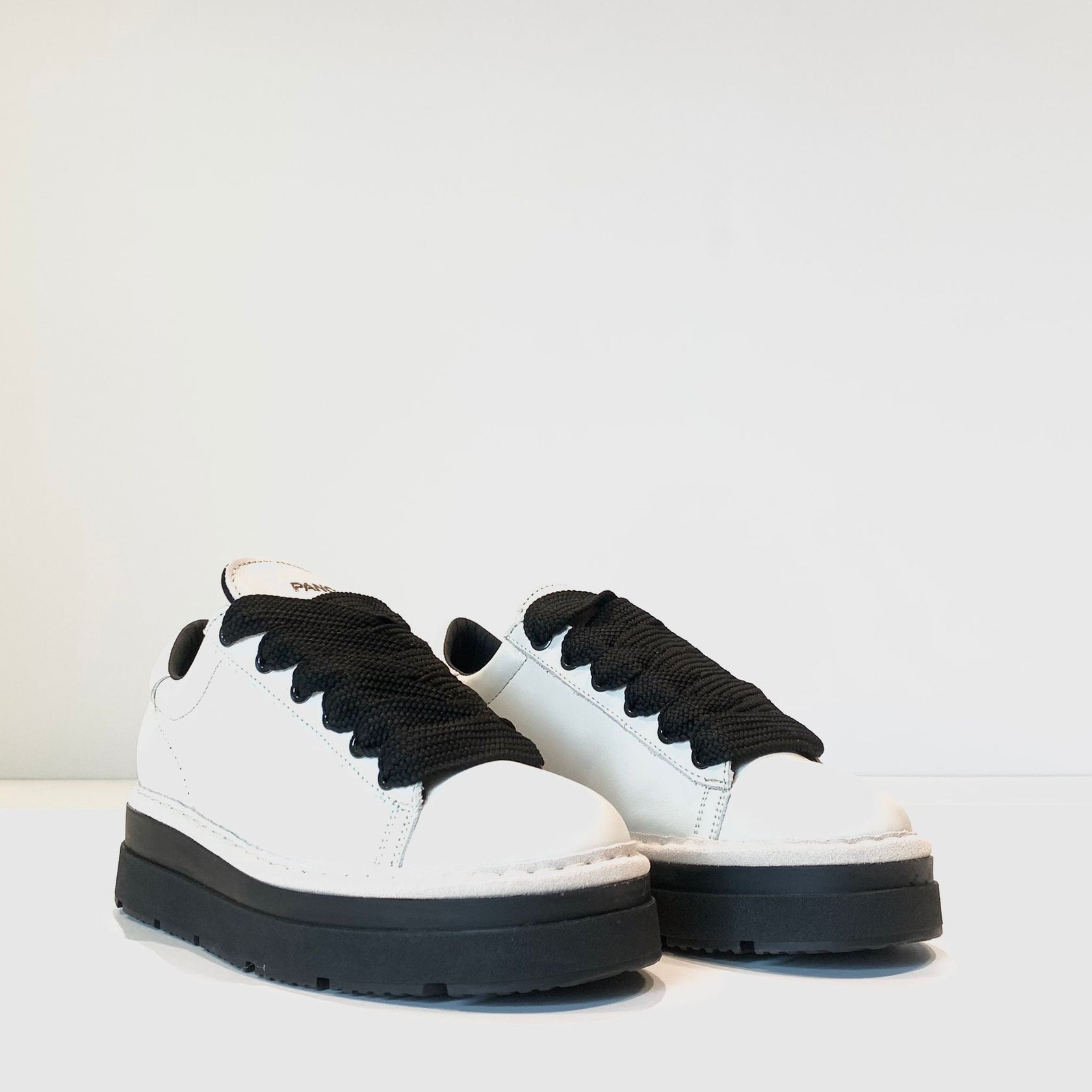 SNEAKER PANCHIC LOW PELLE LACEUP ICE