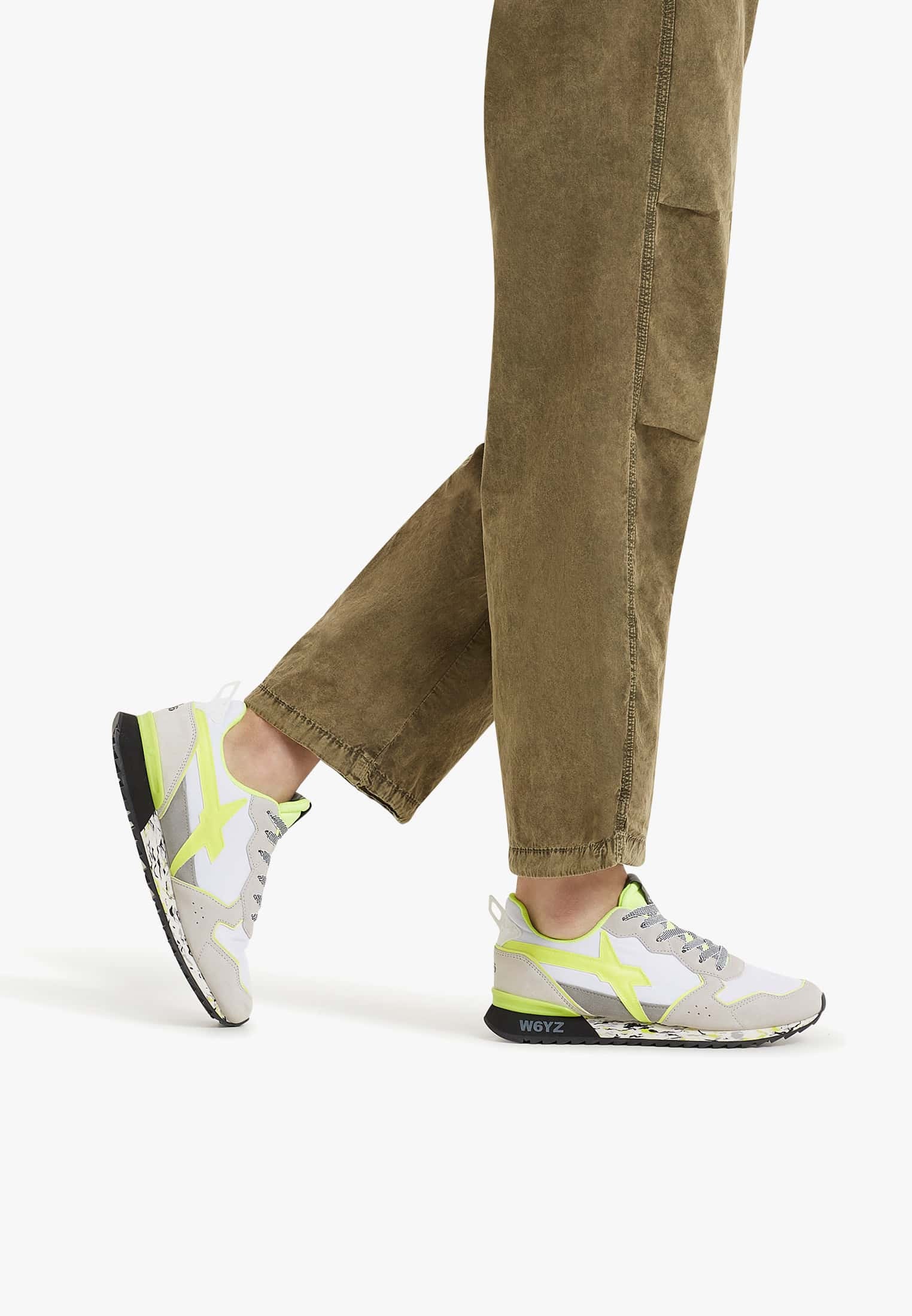 SCARPE WIZZ W6YZ JET M BIANCO GIALLO FLUO