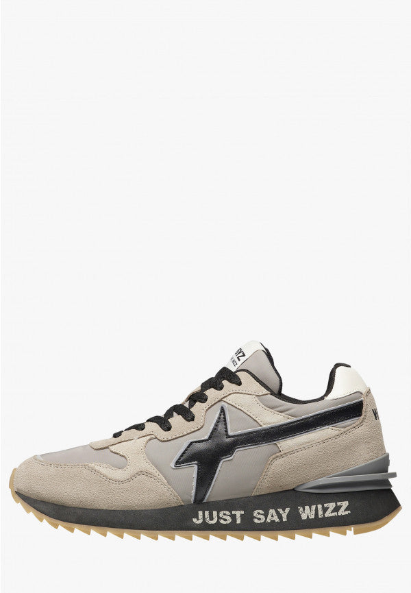 SCARPE WIZZ JUST SAY WIZZ  YAK-M. TAUPE BEIGE BLACK