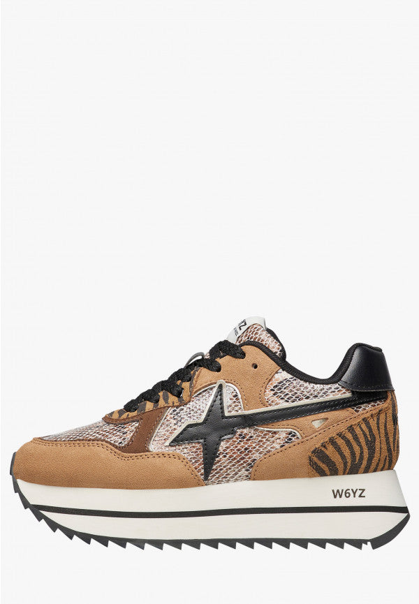 SCARPE WIZZ JUST SAY WIZZ DEVA-W. PYTON MARRONE NERO