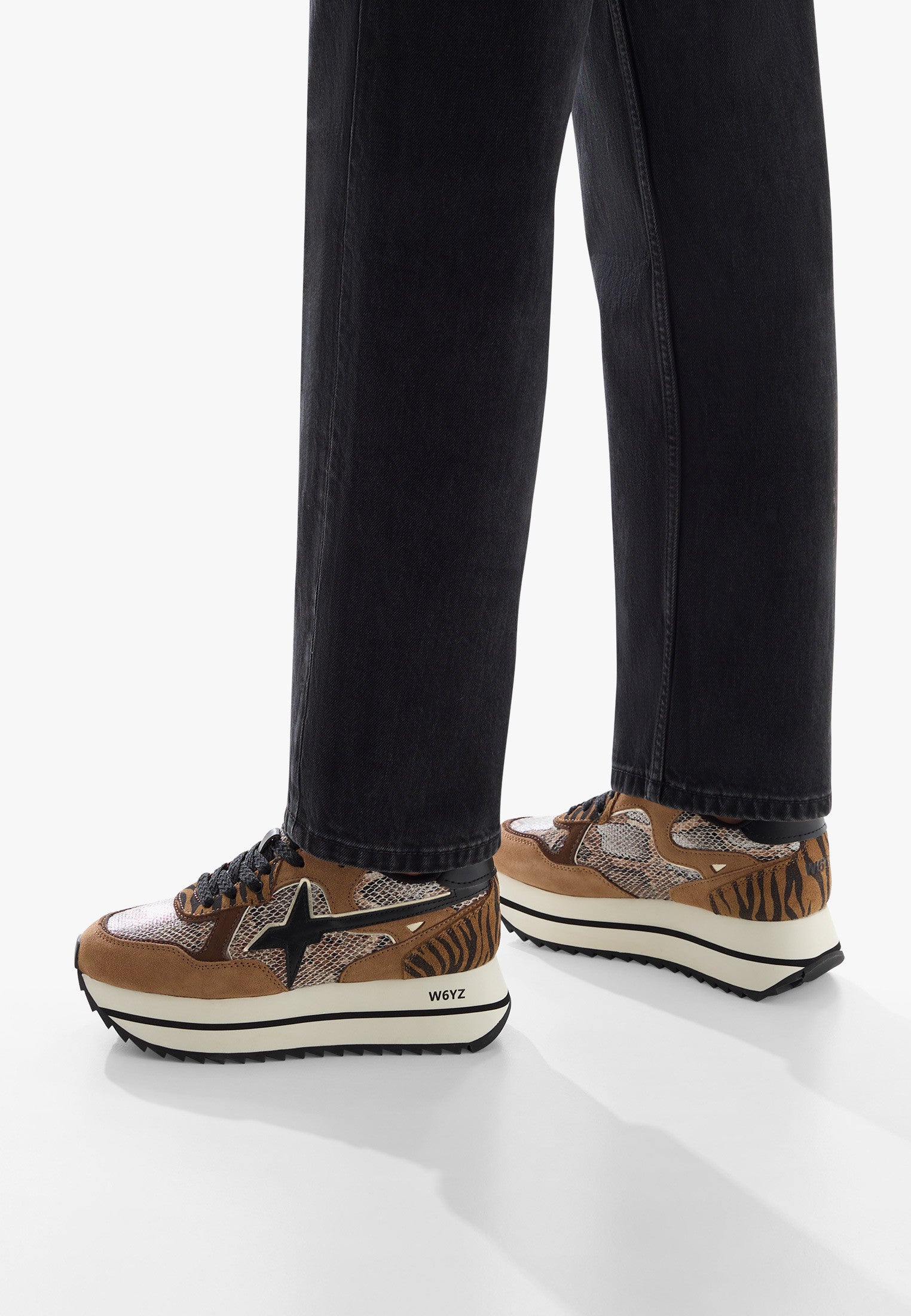 SCARPE WIZZ JUST SAY WIZZ DEVA-W. PYTON MARRONE NERO