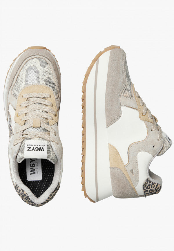 SCARPE WIZZ JUST SAY WIZZ DEVA-W. CANVAS TAUPE BEIGE