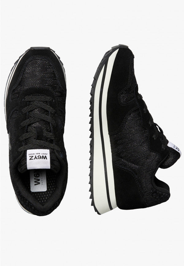 SCARPE WIZZ JUST SAY WIZZ JET-W. SUEDE BLACK