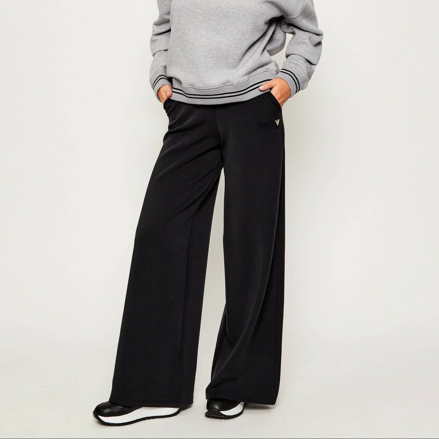 PANTALONE GUESS OLYMPE WIDE LEG