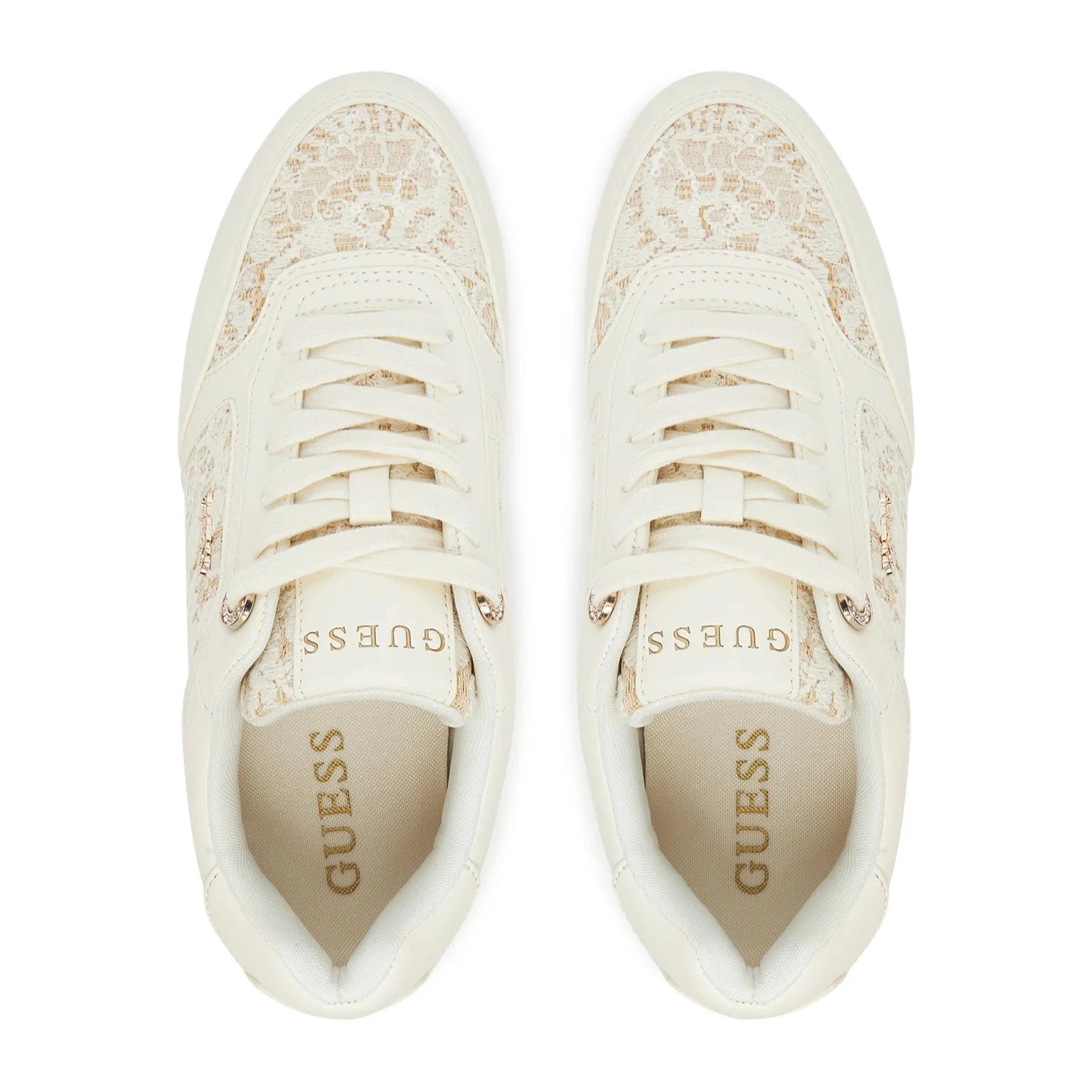 SCARPE GUESS CAMRIO8 PLATFORM BIANCO