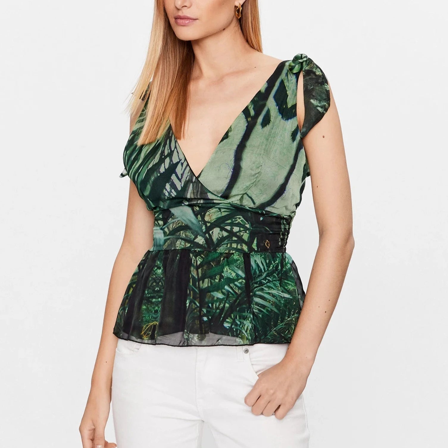 TOP GUESS CHIFFON ROXAN TOP