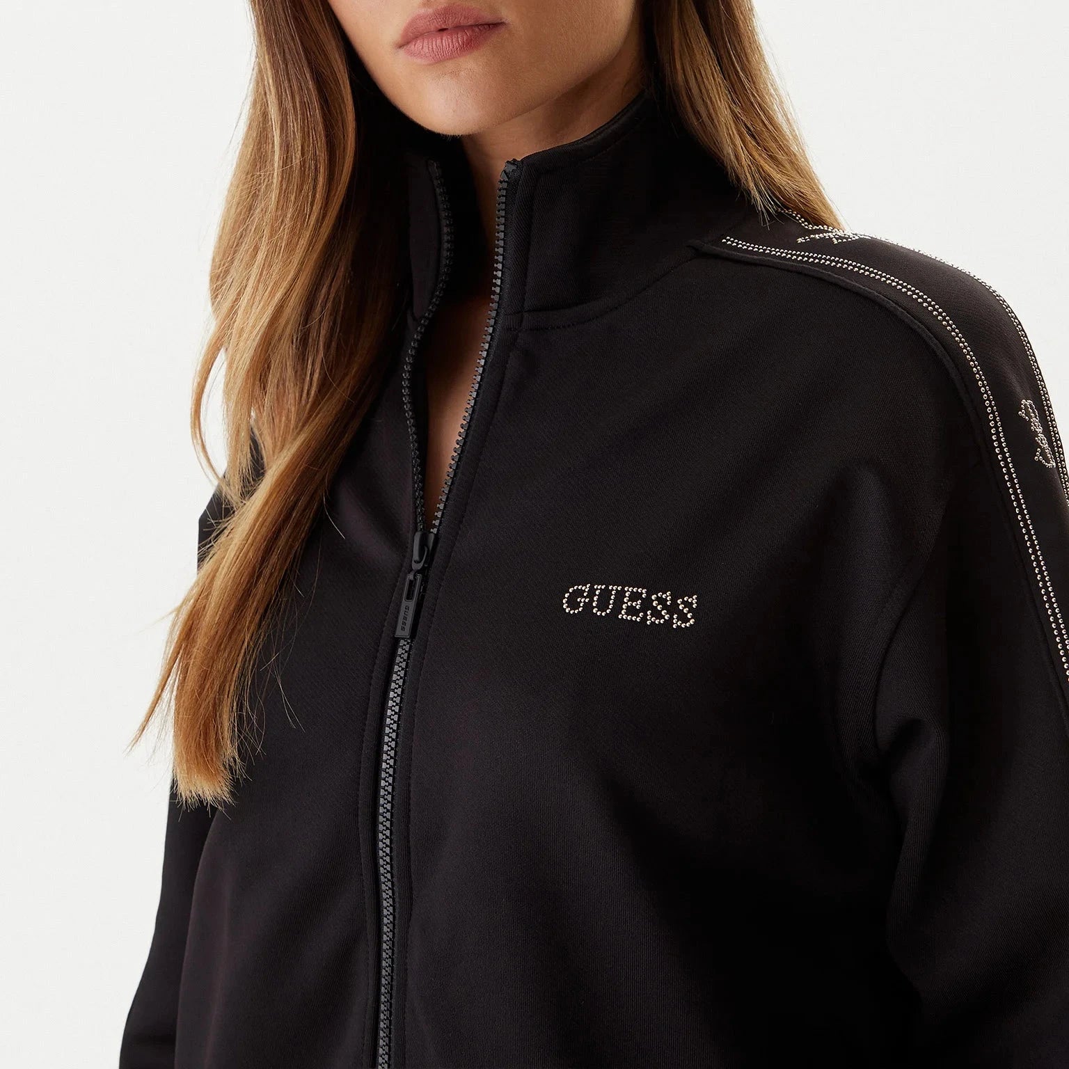 FELPA GUESS OCTAVIA FULL ZIP
