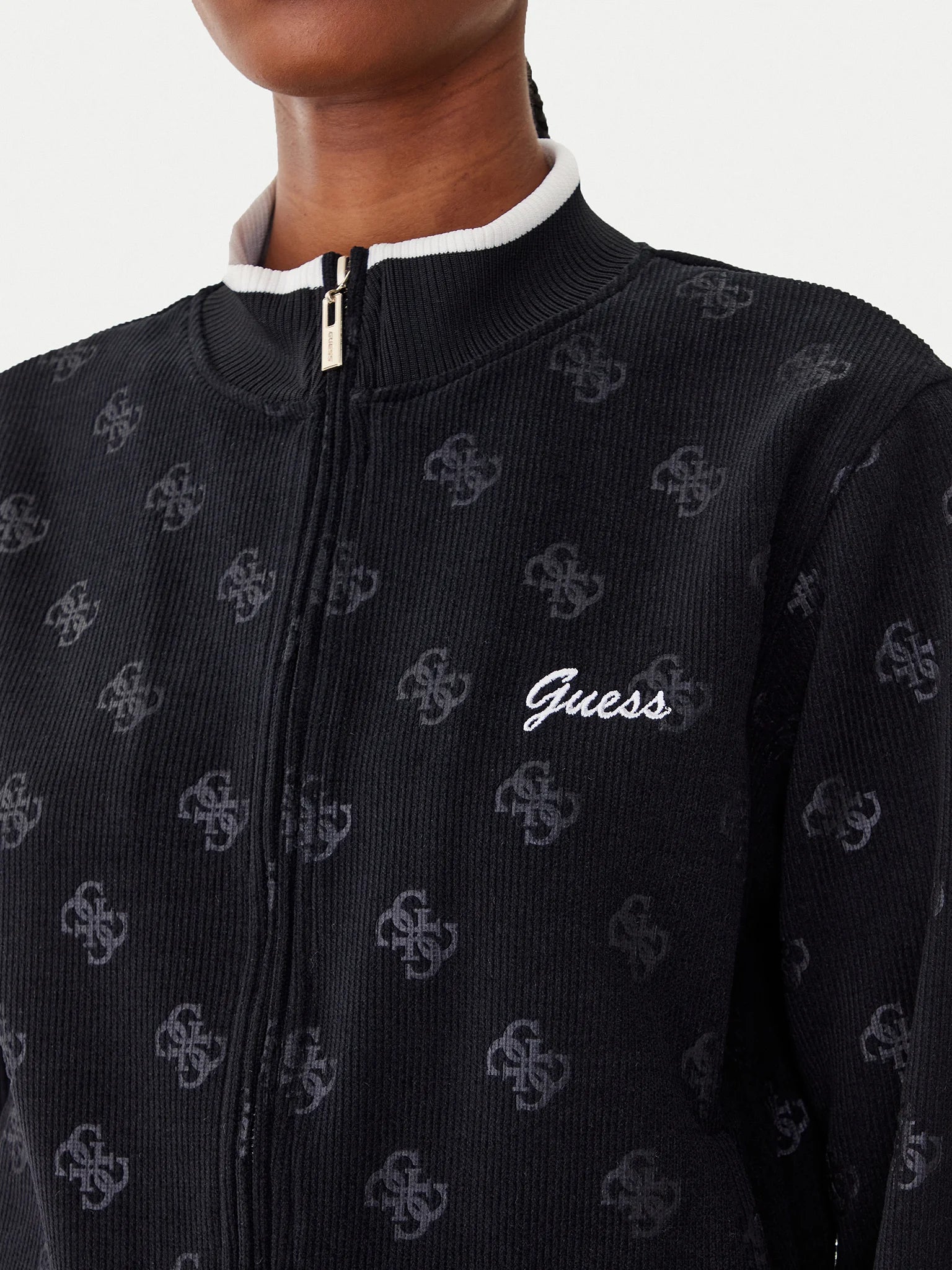 FELPA GUESS PAULINA FULL ZIP