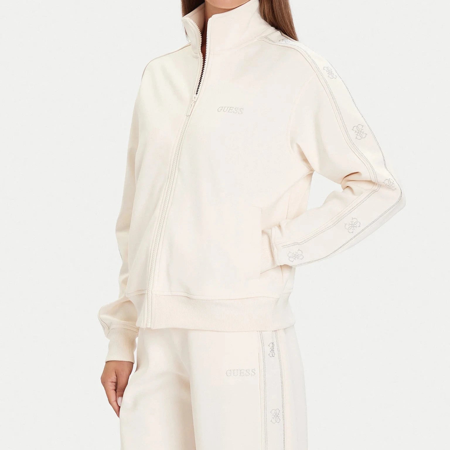 FELPA GUESS OCTAVIA FULL ZIP