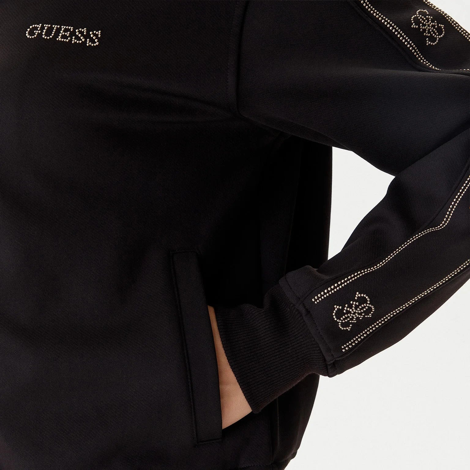 FELPA GUESS OCTAVIA FULL ZIP