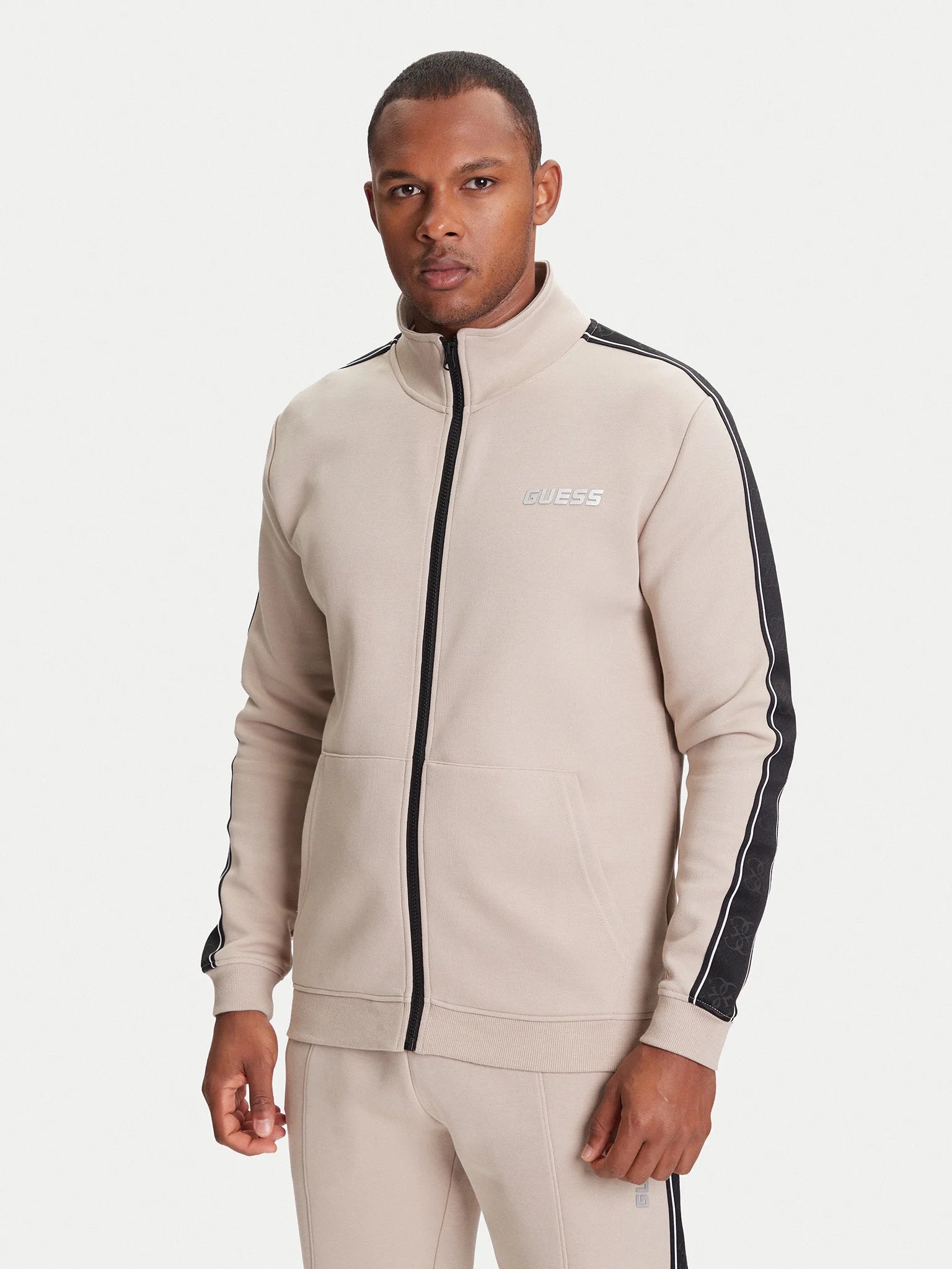FELPA GUESS MICKEY FULL ZIP BANDA 4G