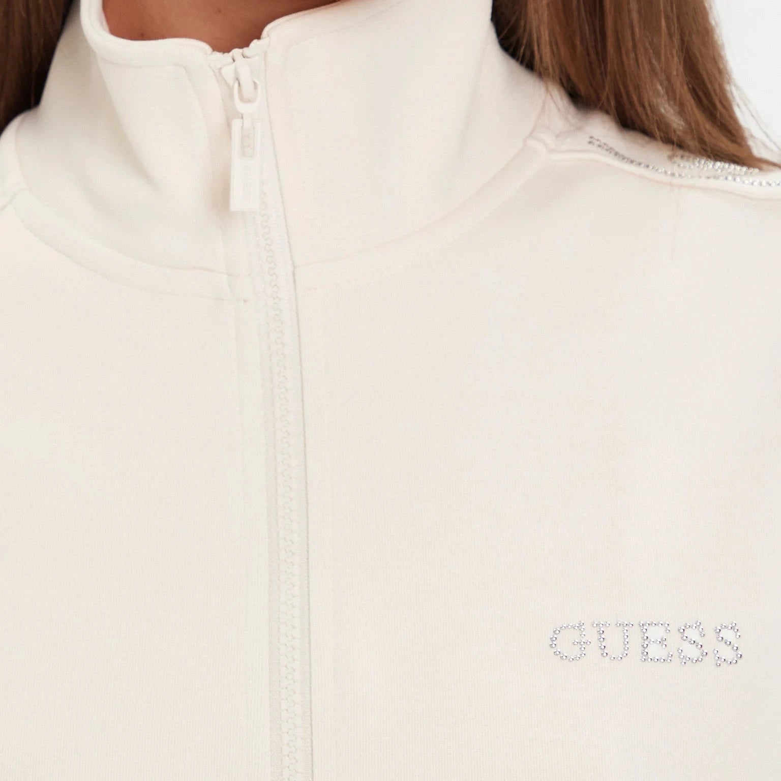FELPA GUESS OCTAVIA FULL ZIP