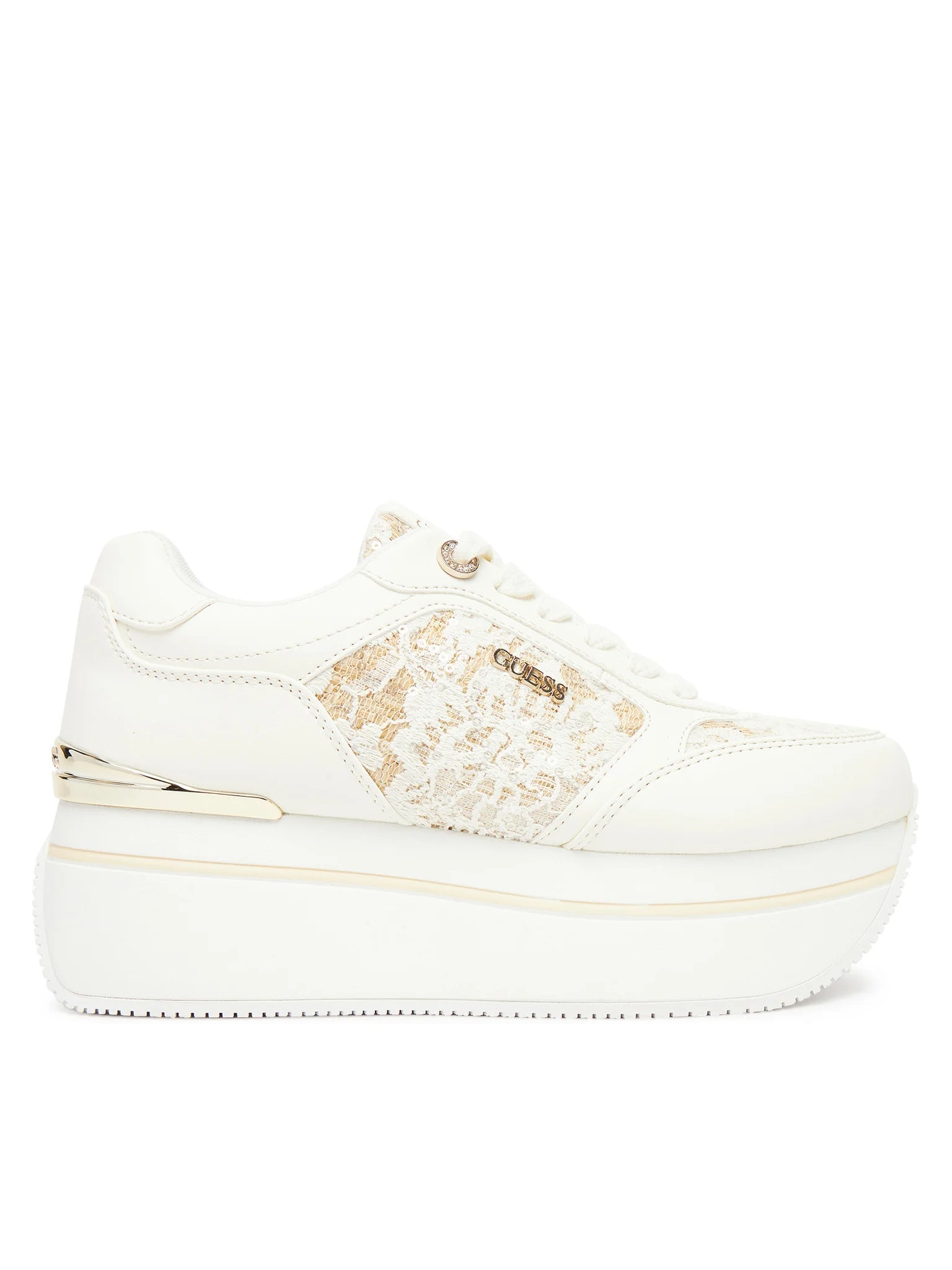 SCARPE GUESS CAMRIO8 PLATFORM BIANCO