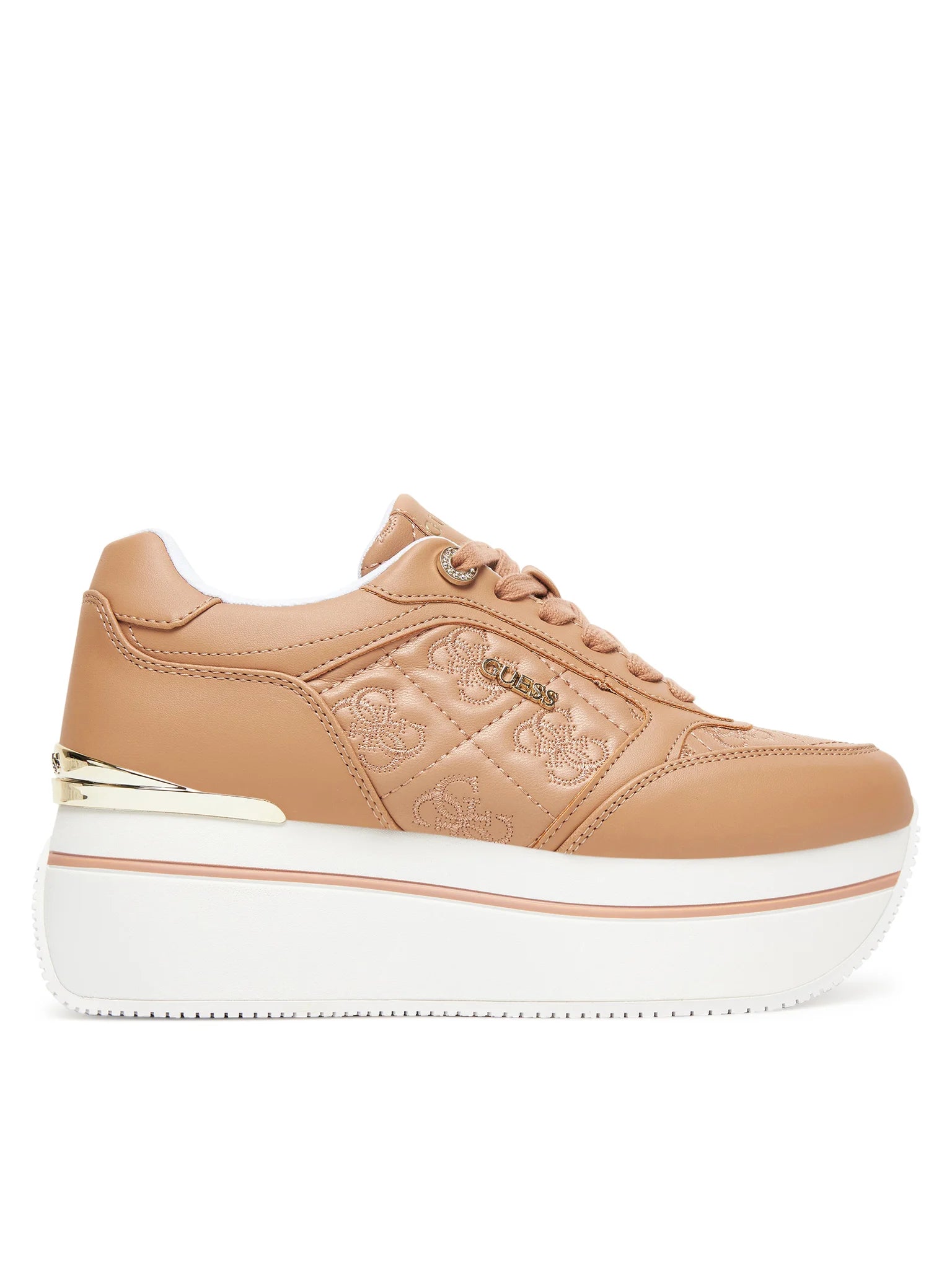 SCARPE GUESS CAMRIO9 PLATFORM BEIGE