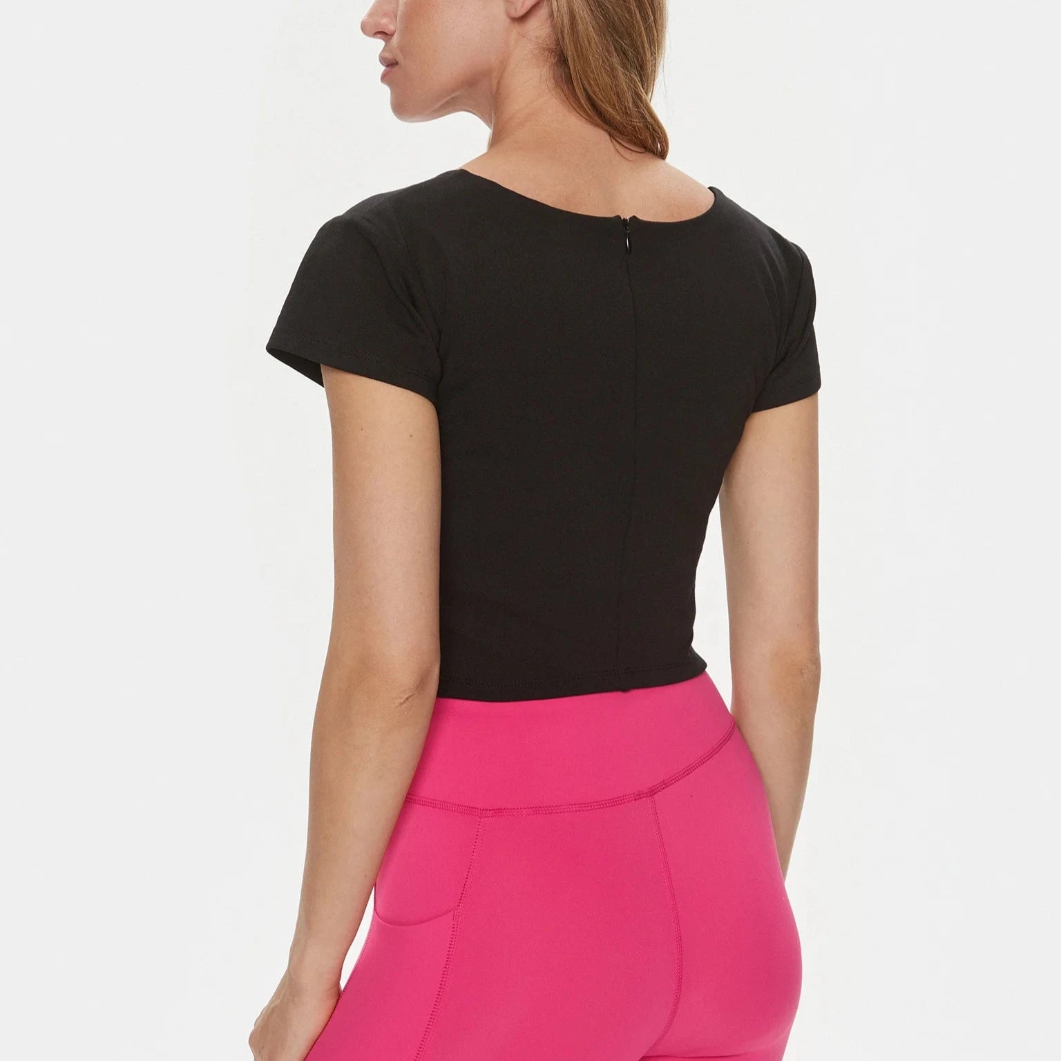 TOP GUESS GIULIA CROP MC P. MILANO