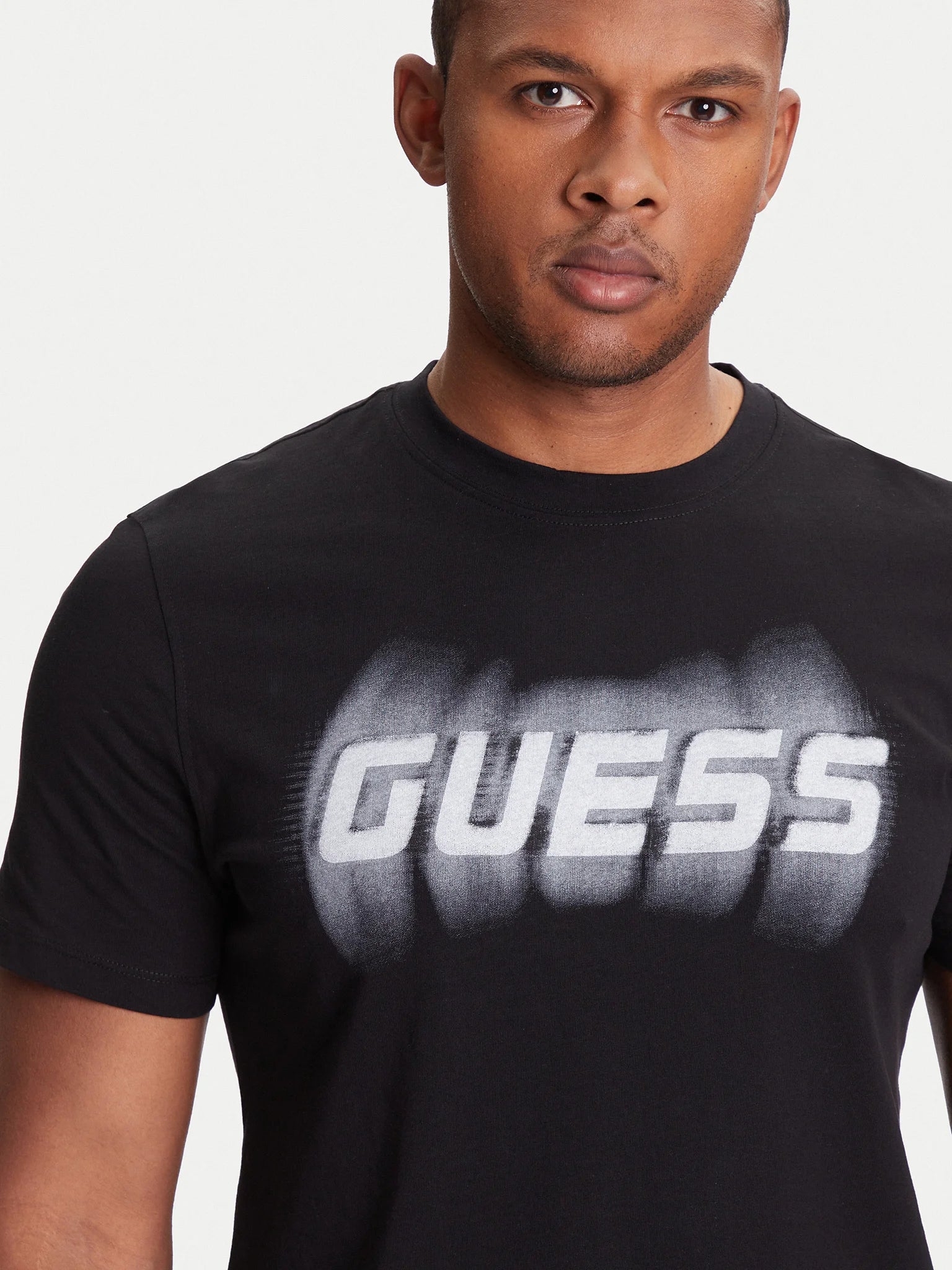 TSHIRT GUESS ASCANIO LOGO OMBREGGIATO