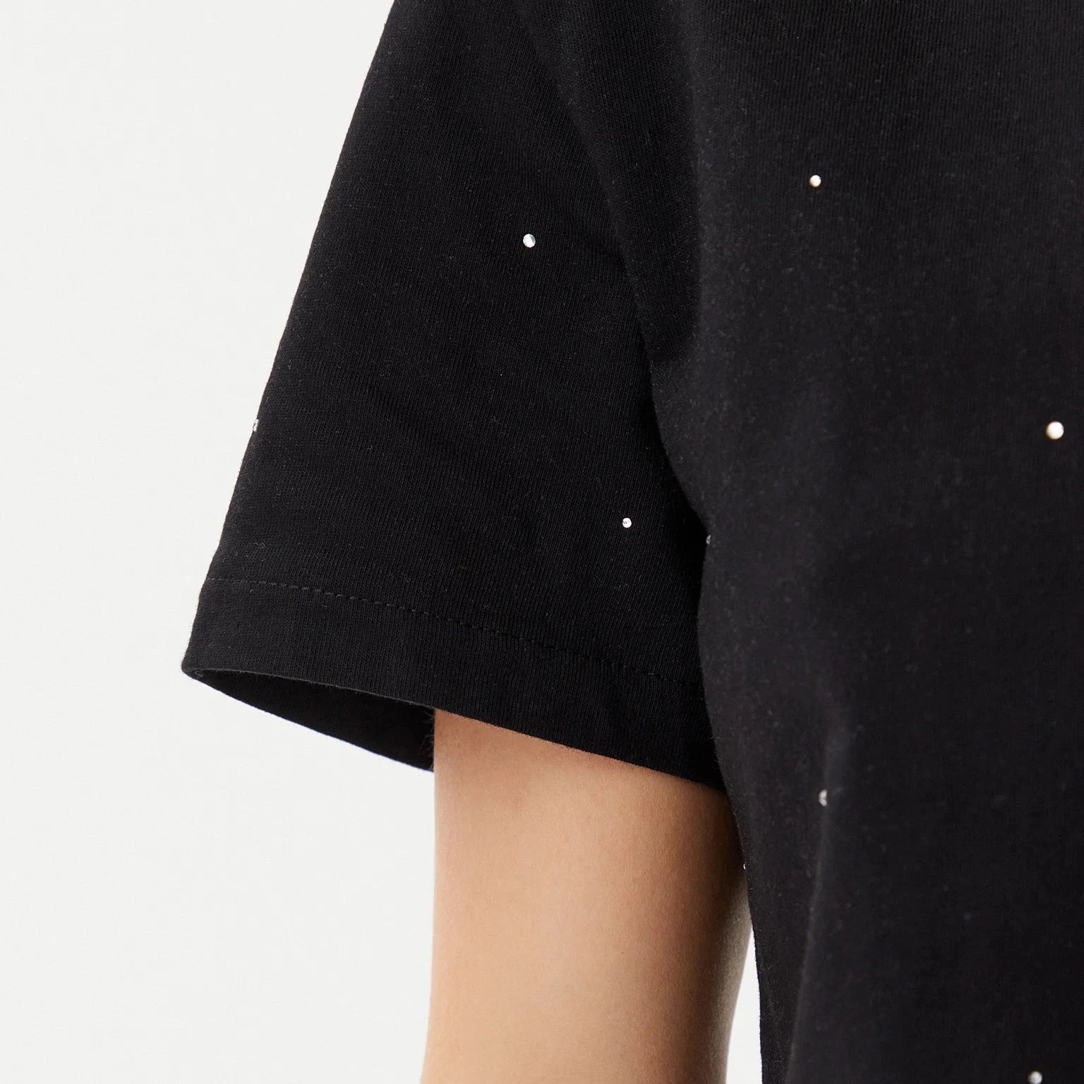 TSHIRT GUESS CROP PRIMULA RHINESTONES