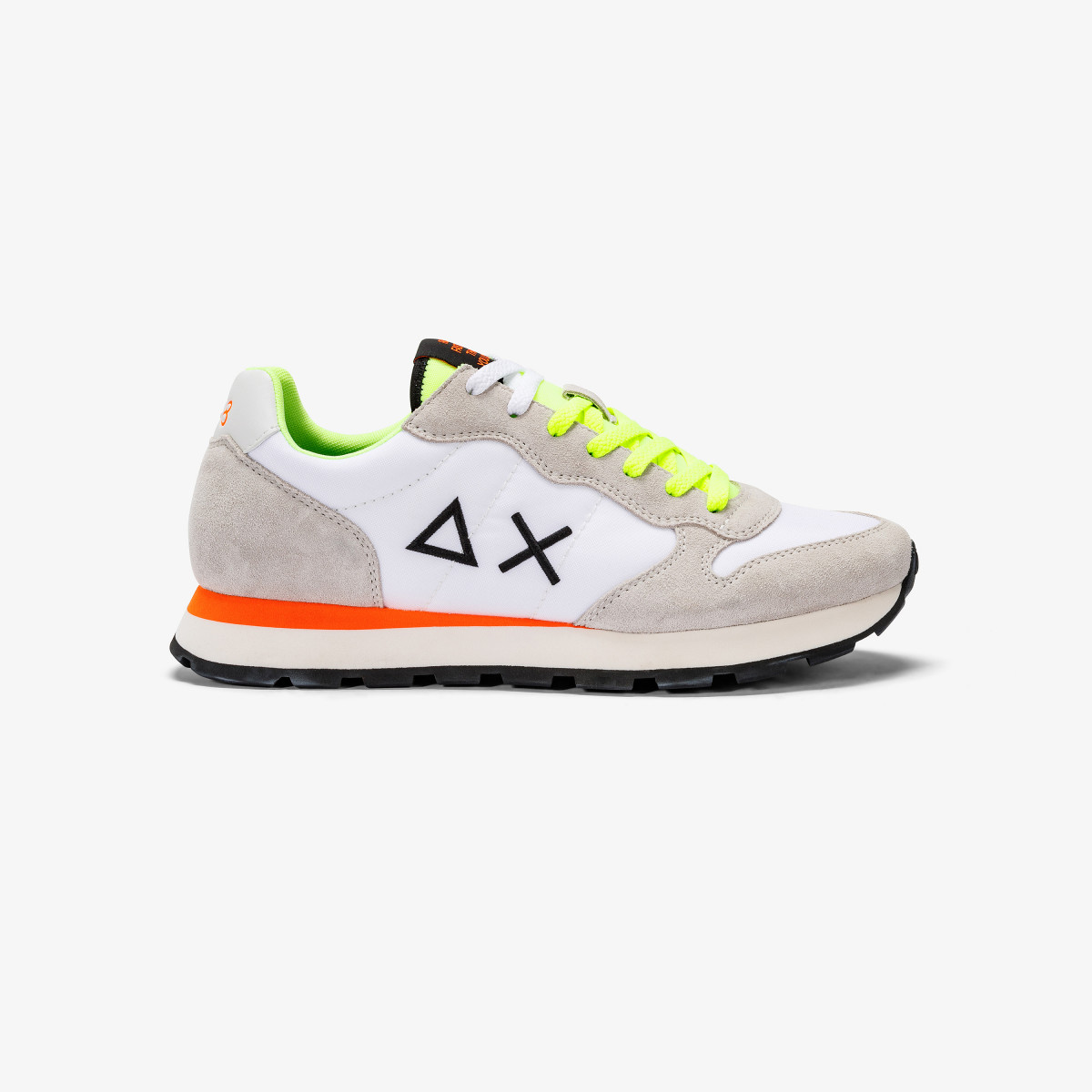 SCARPE SUN68 TOM FLUO BIANCO