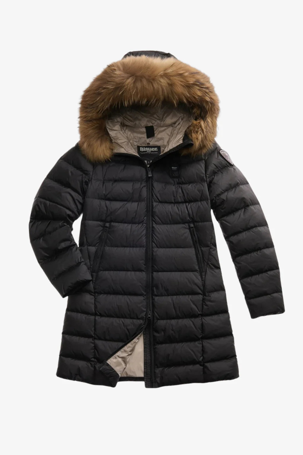 PIUMINO LUNGO BLAUER KRISTIN CON PELO INT PIUMA