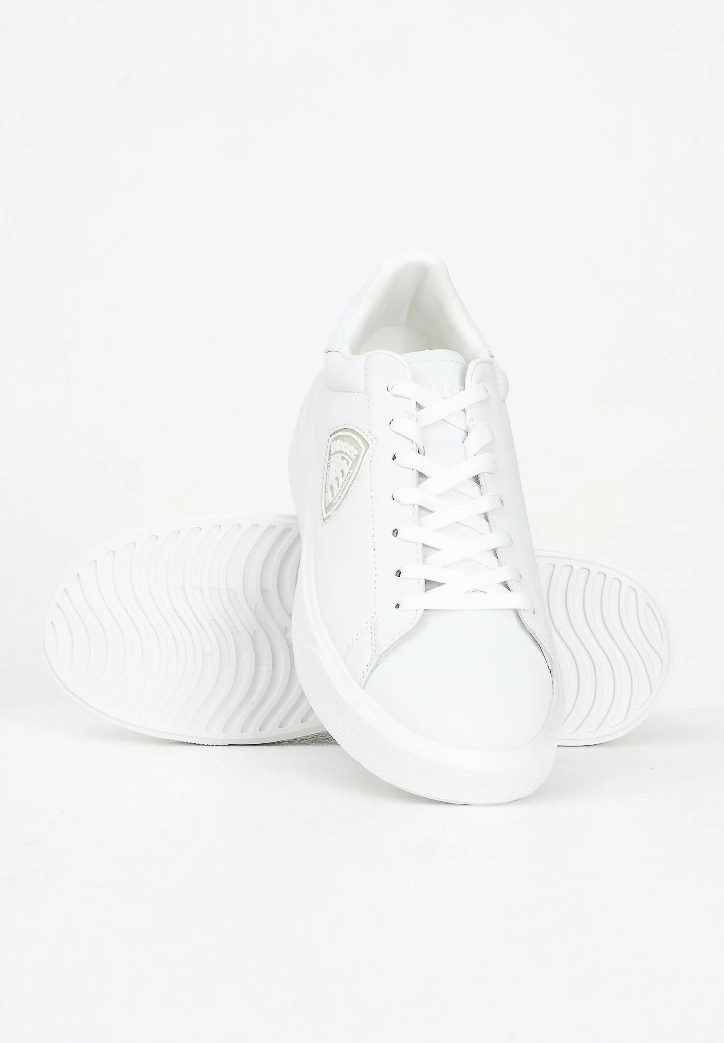 SCARPE BLAUER LOW SNEAKER FONDO CASS. BUCK 07 BIANCO